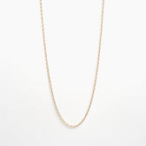 Elongated Curb Chain Necklace