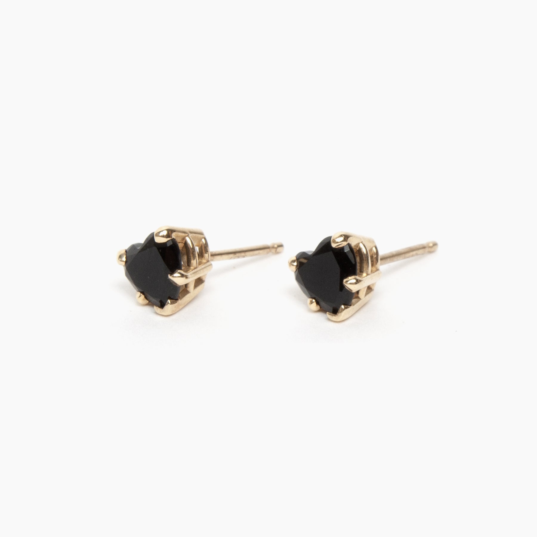 Black Onyx Stud Earrings
