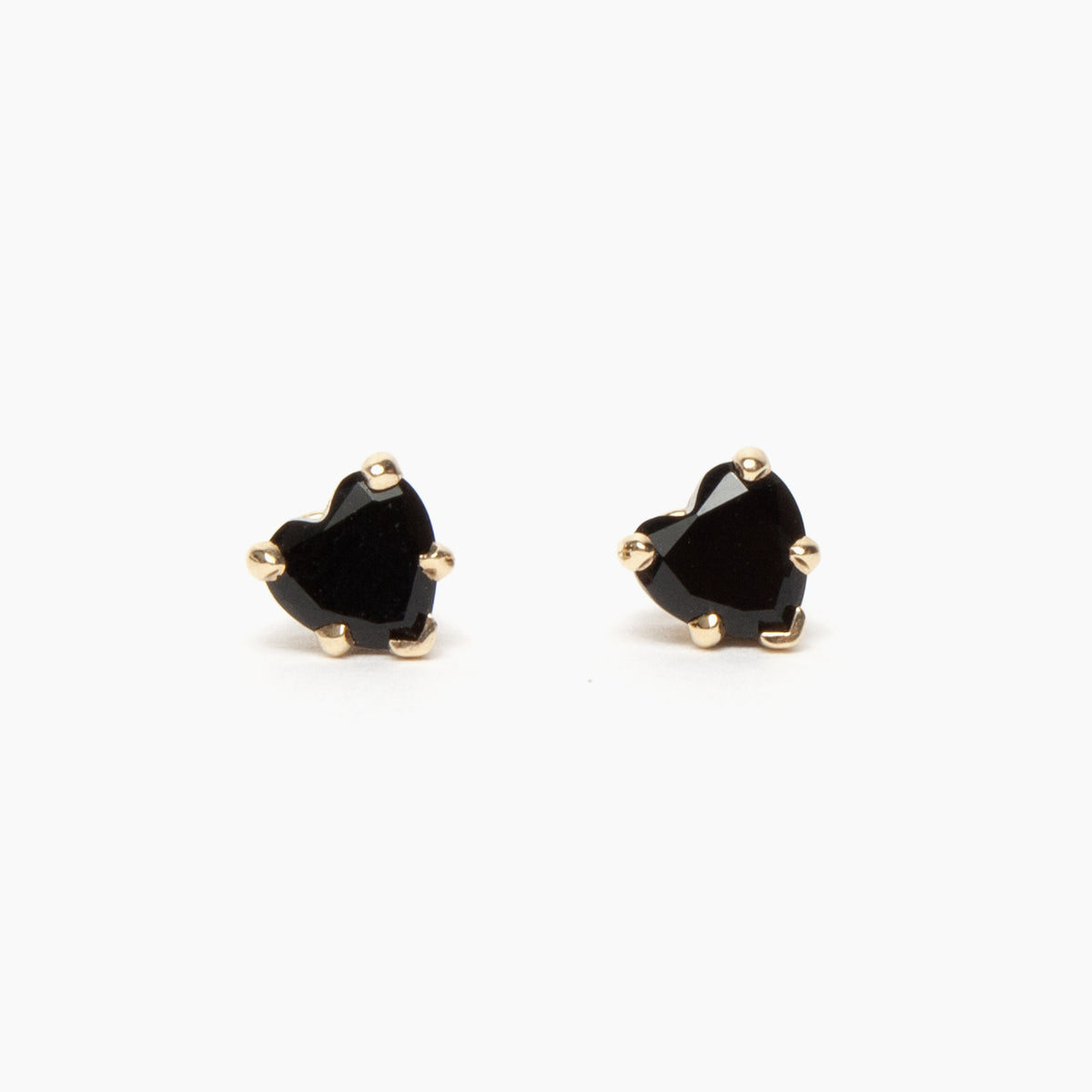 Black Onyx Stud Earrings