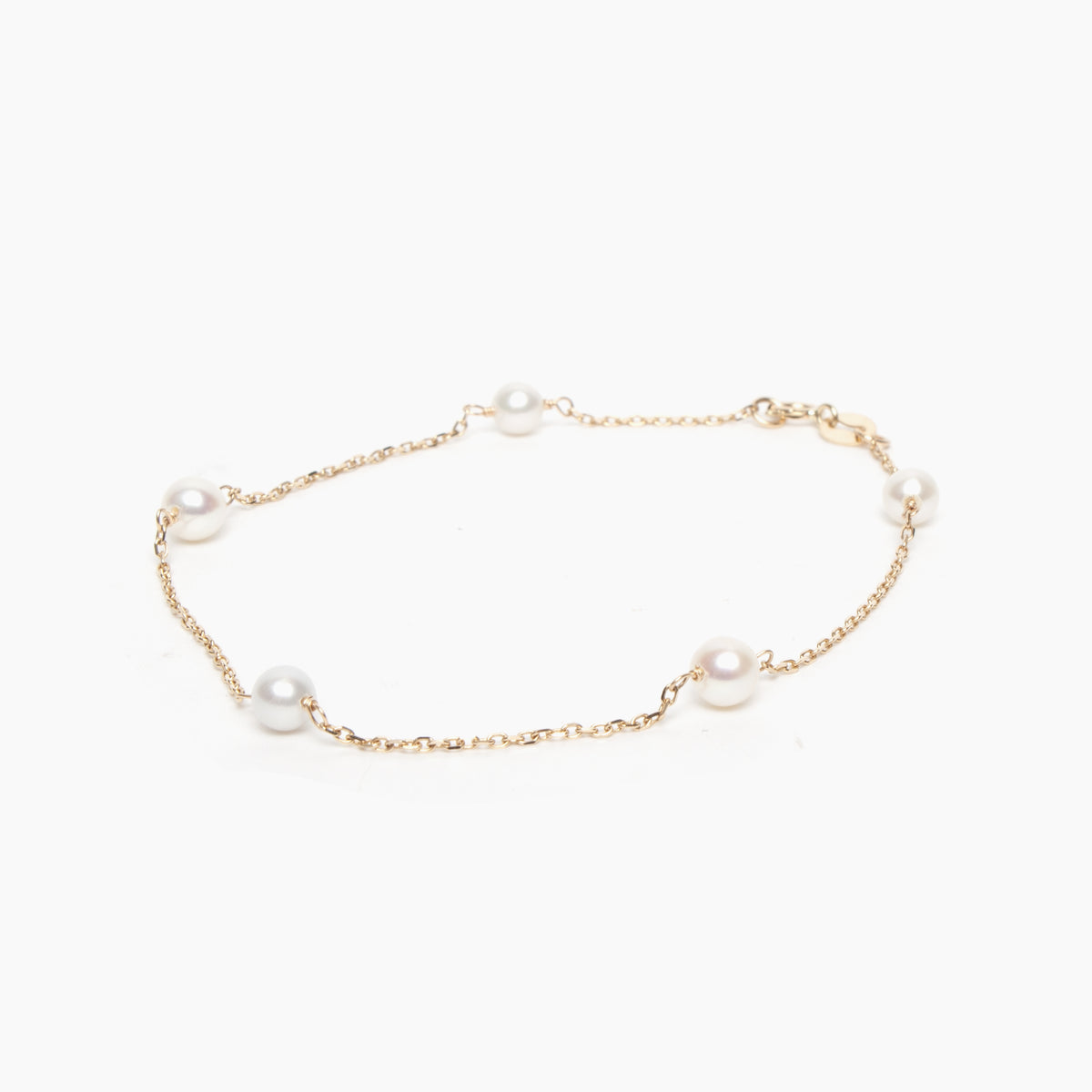Cultured White Freshwater Pearl Bracelet