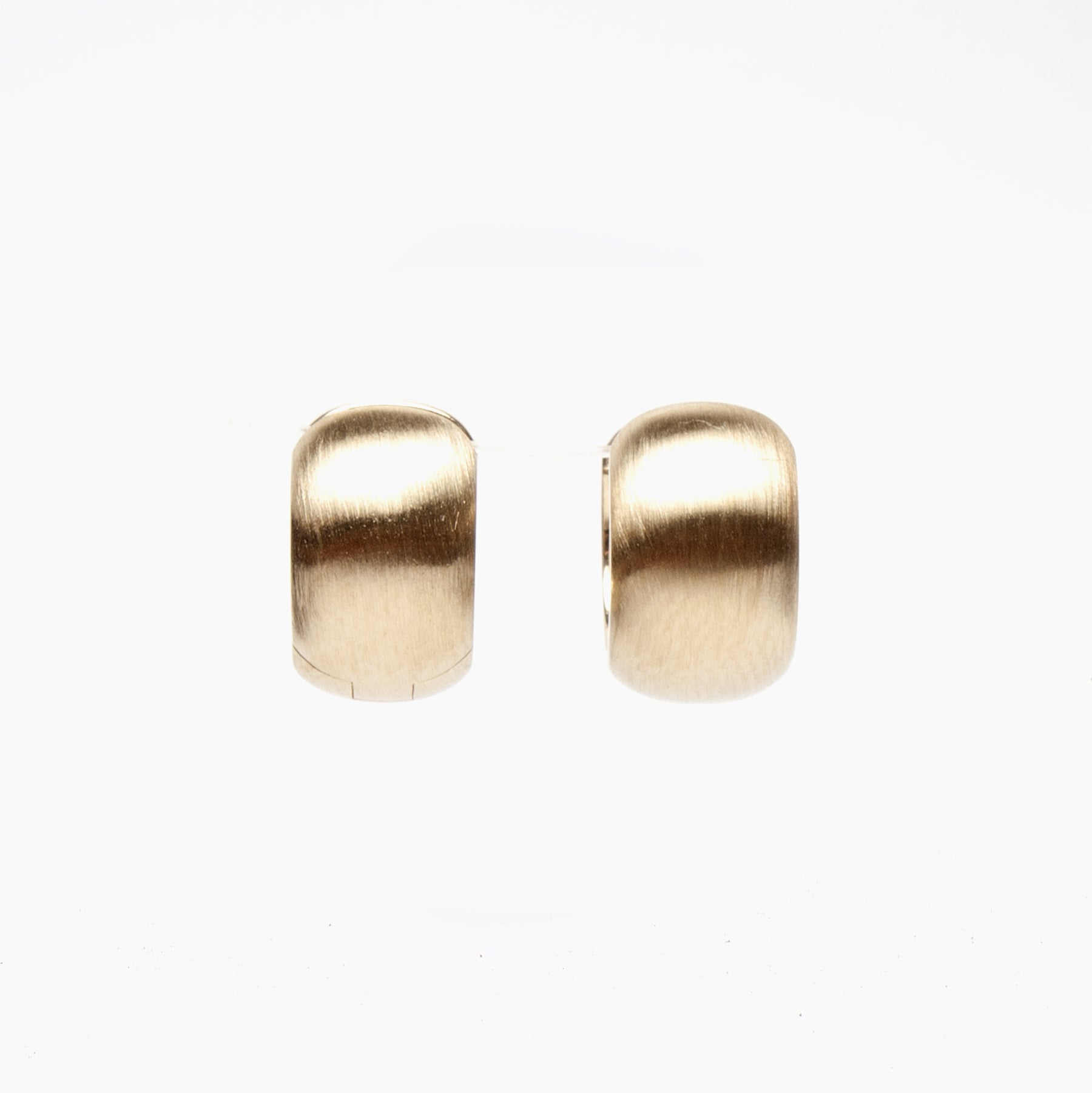 Wide Hinged Hoop Earrings