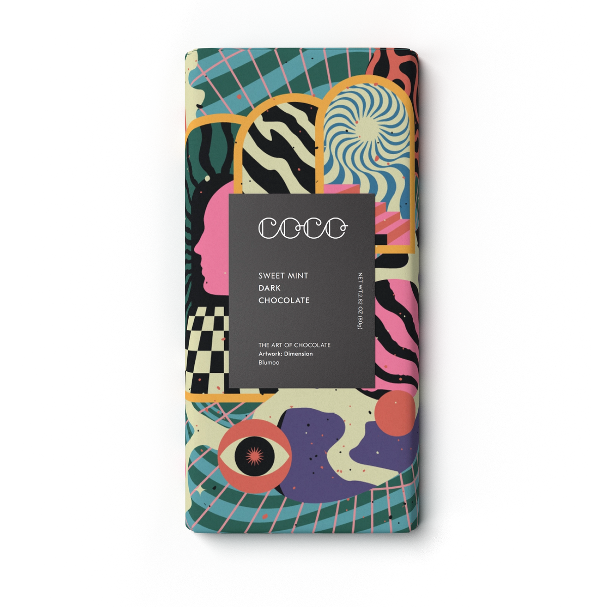 80g Sweet Mint Dark Chocolate