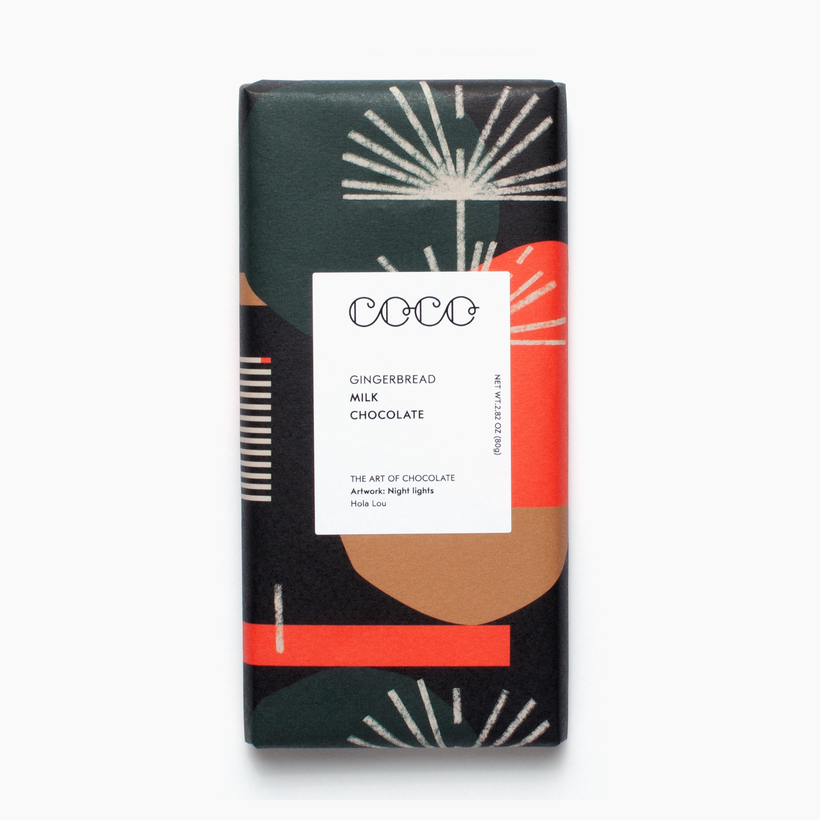 80g Gingerbread Milk Chocolate Bar