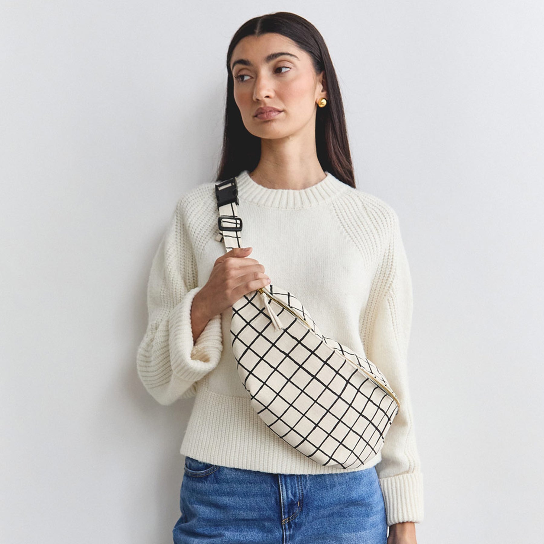 Blockprint Sling Crossbody Bag