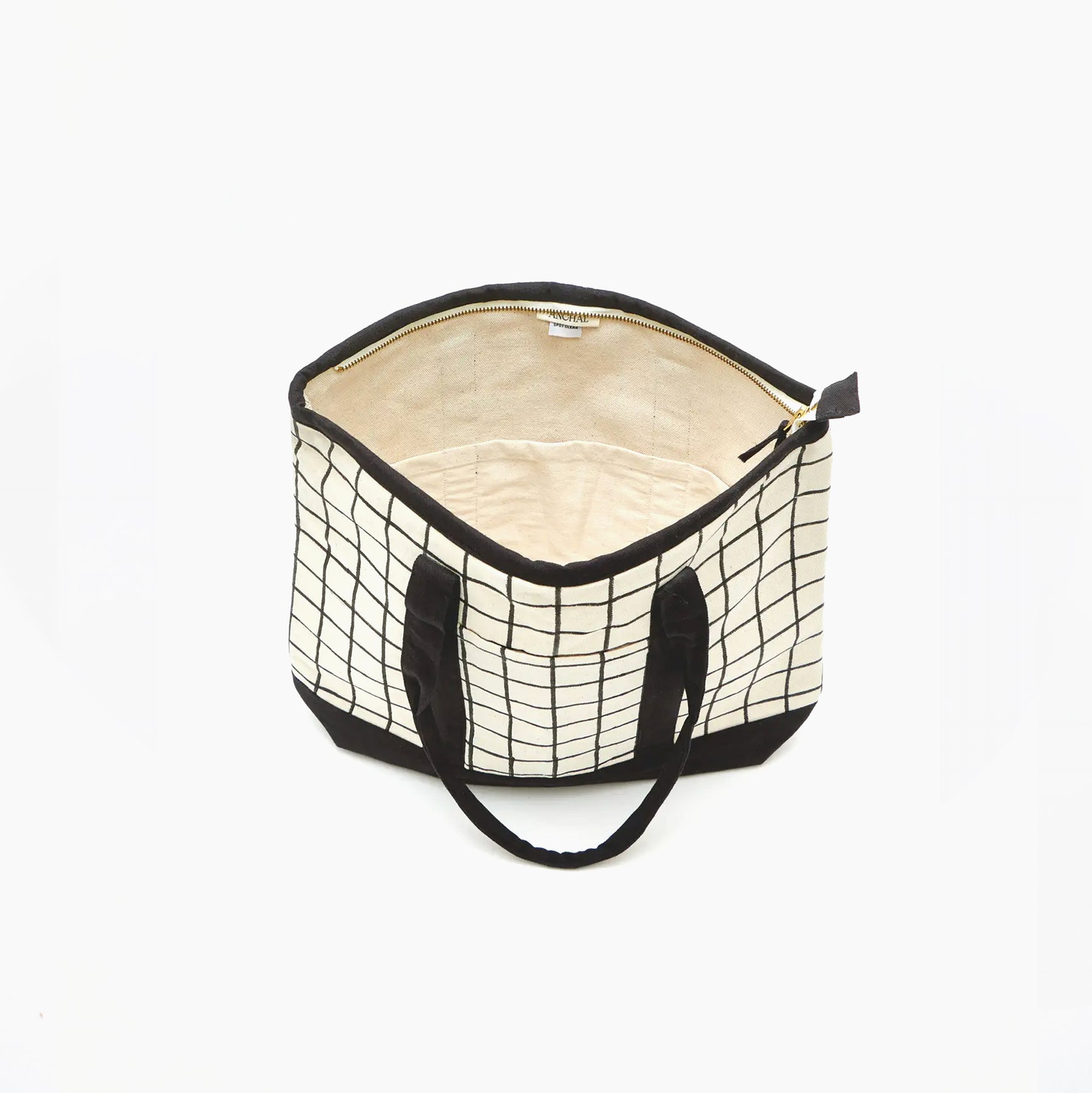 Grid Mini Tote Bag