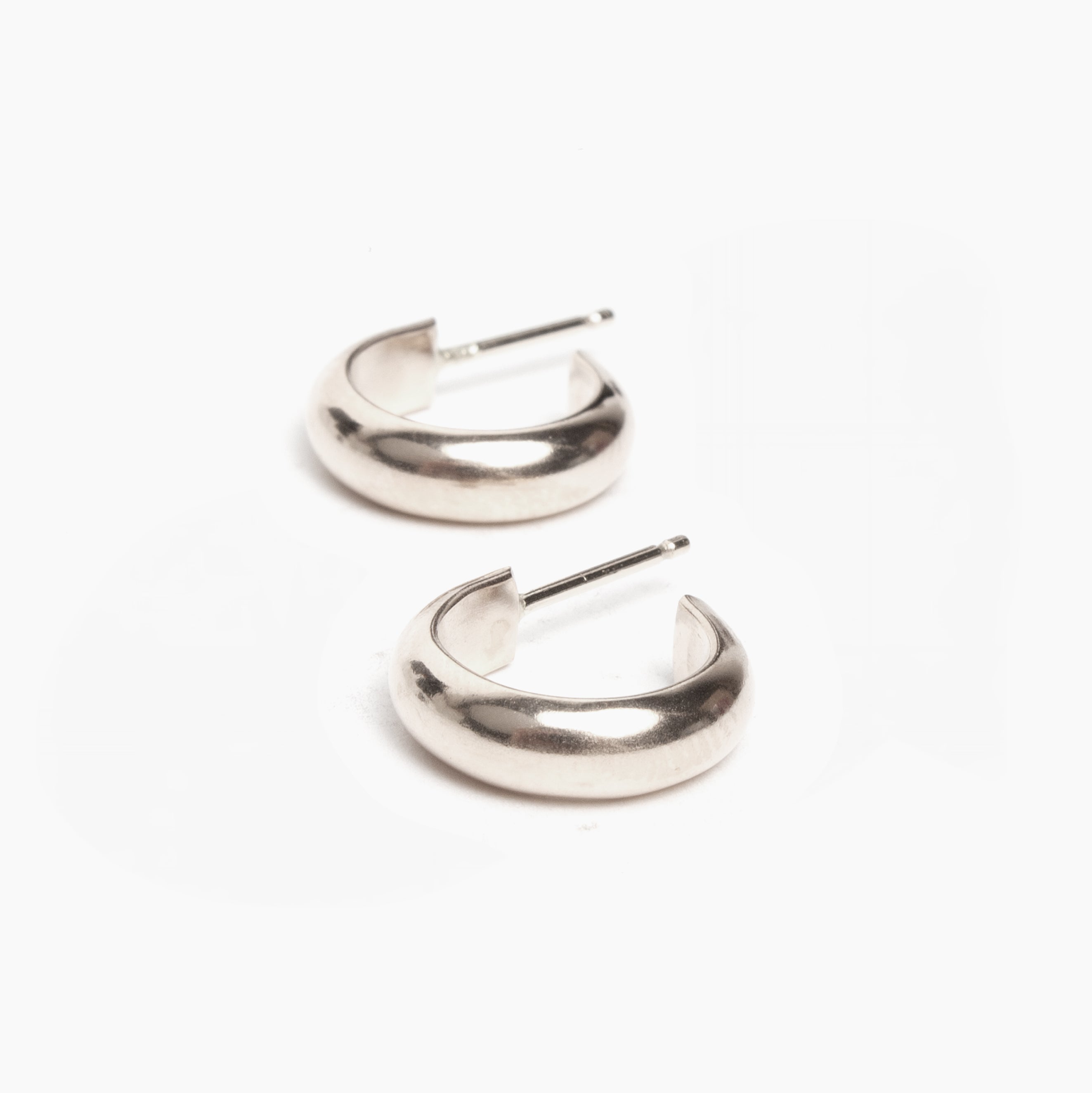 Baby Dome Hoop Earrings