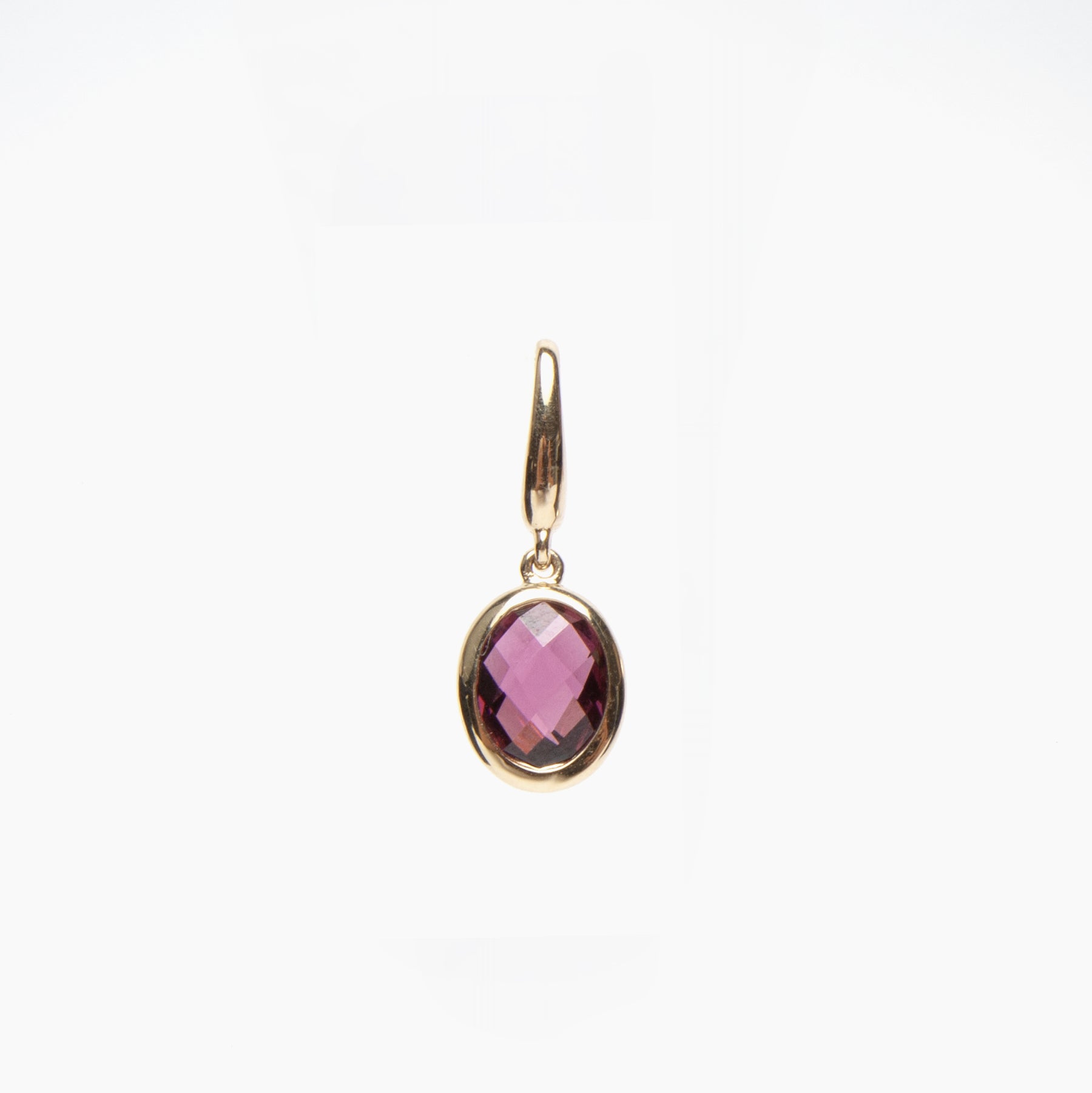 Checkerboard Gemstone Charm Pendants