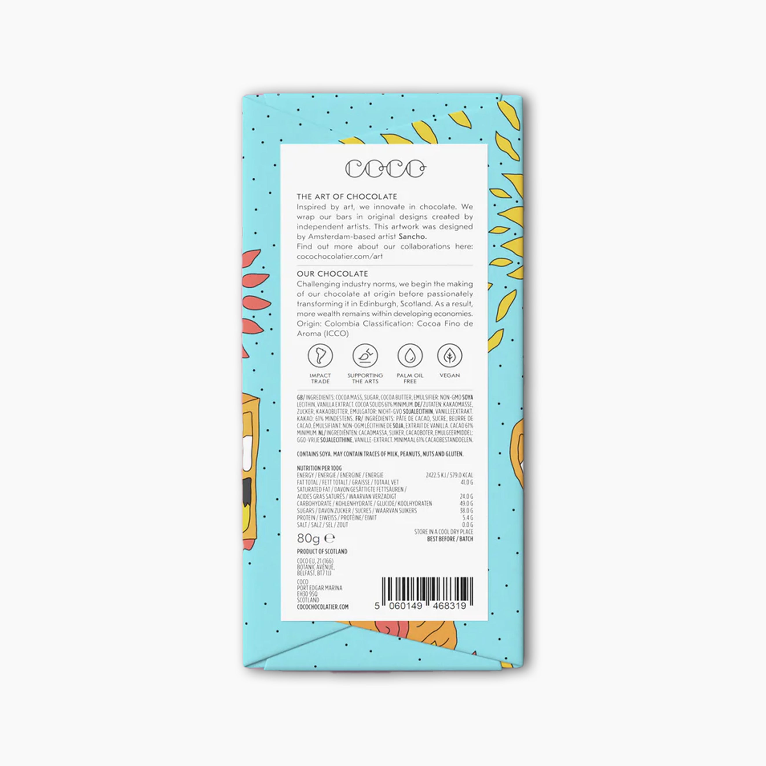 20g Colombian Dark Chocolate