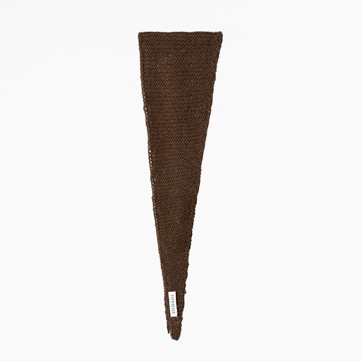 Alpaca Handknit Garter Scarf