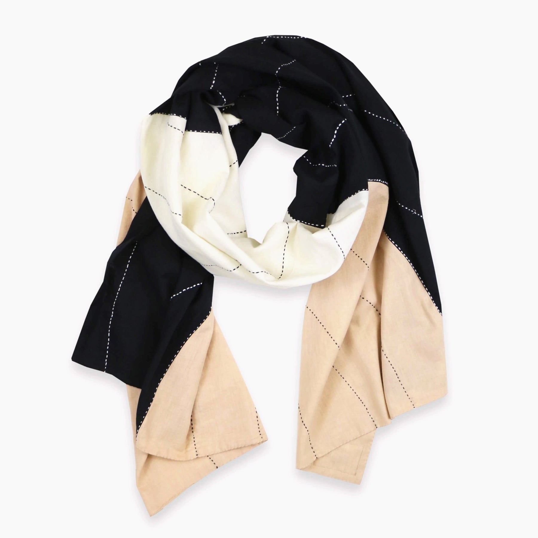 Colorblock Scarf by Anchal