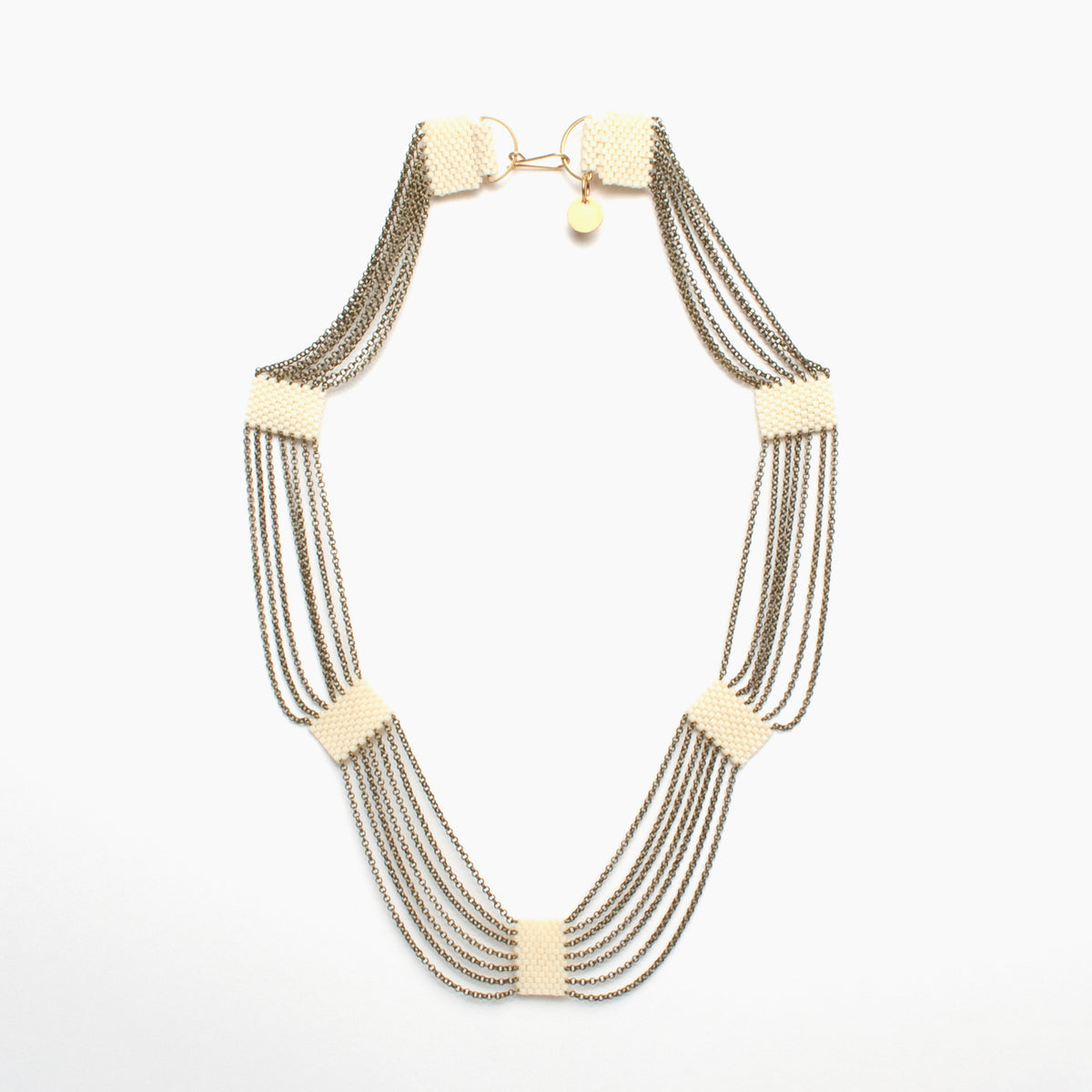 Eternity Necklace in Cream