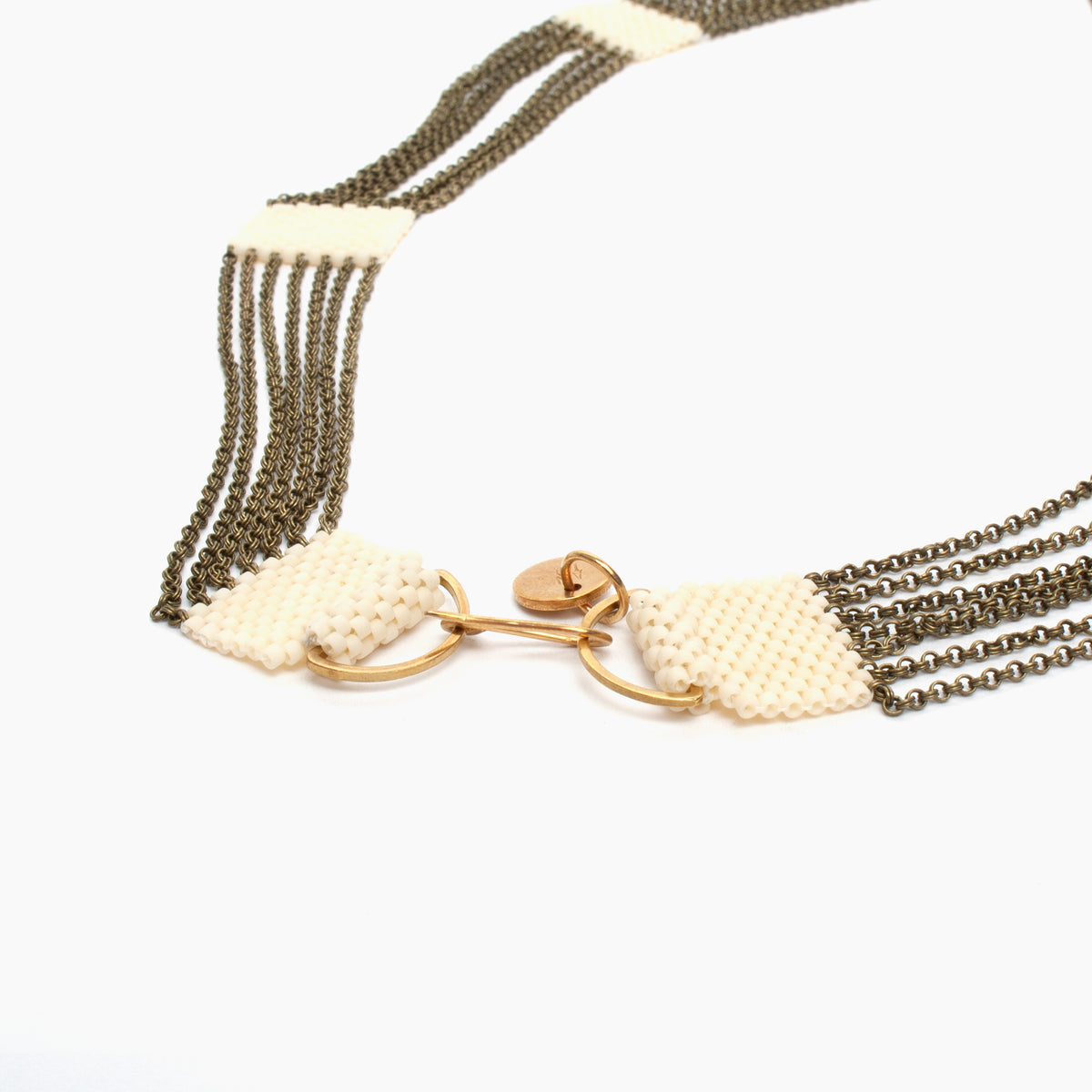 Eternity Necklace in Cream