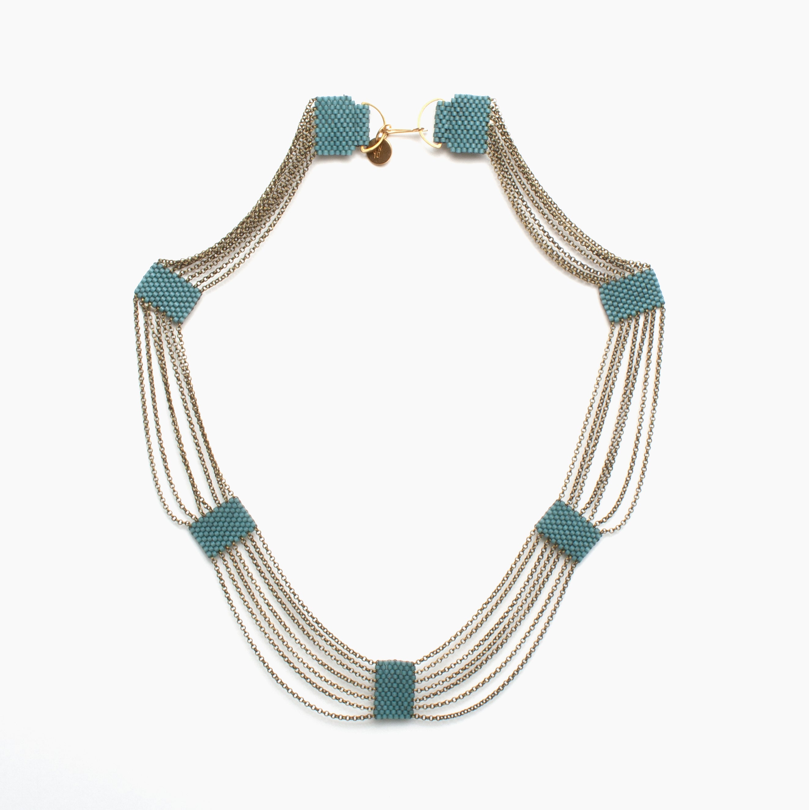 Eternity Necklace in Shale Blue