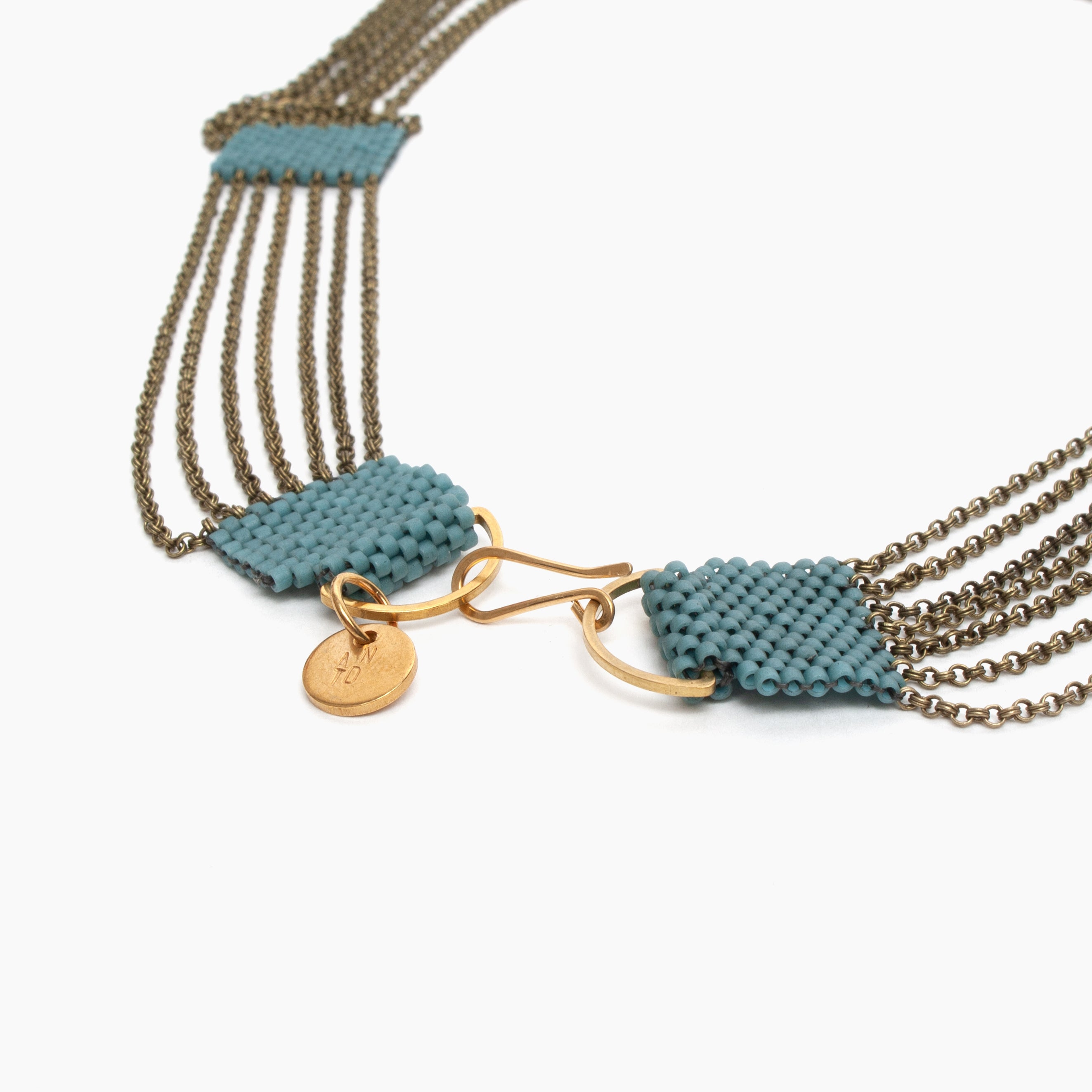 Eternity Necklace in Shale Blue