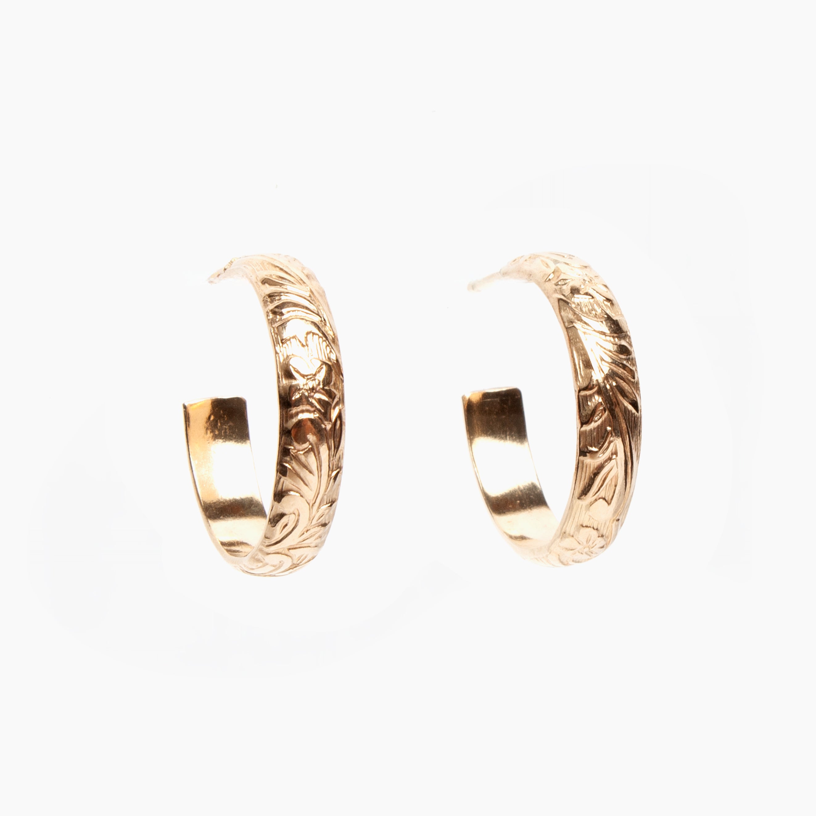 Flora Hoop Earrings