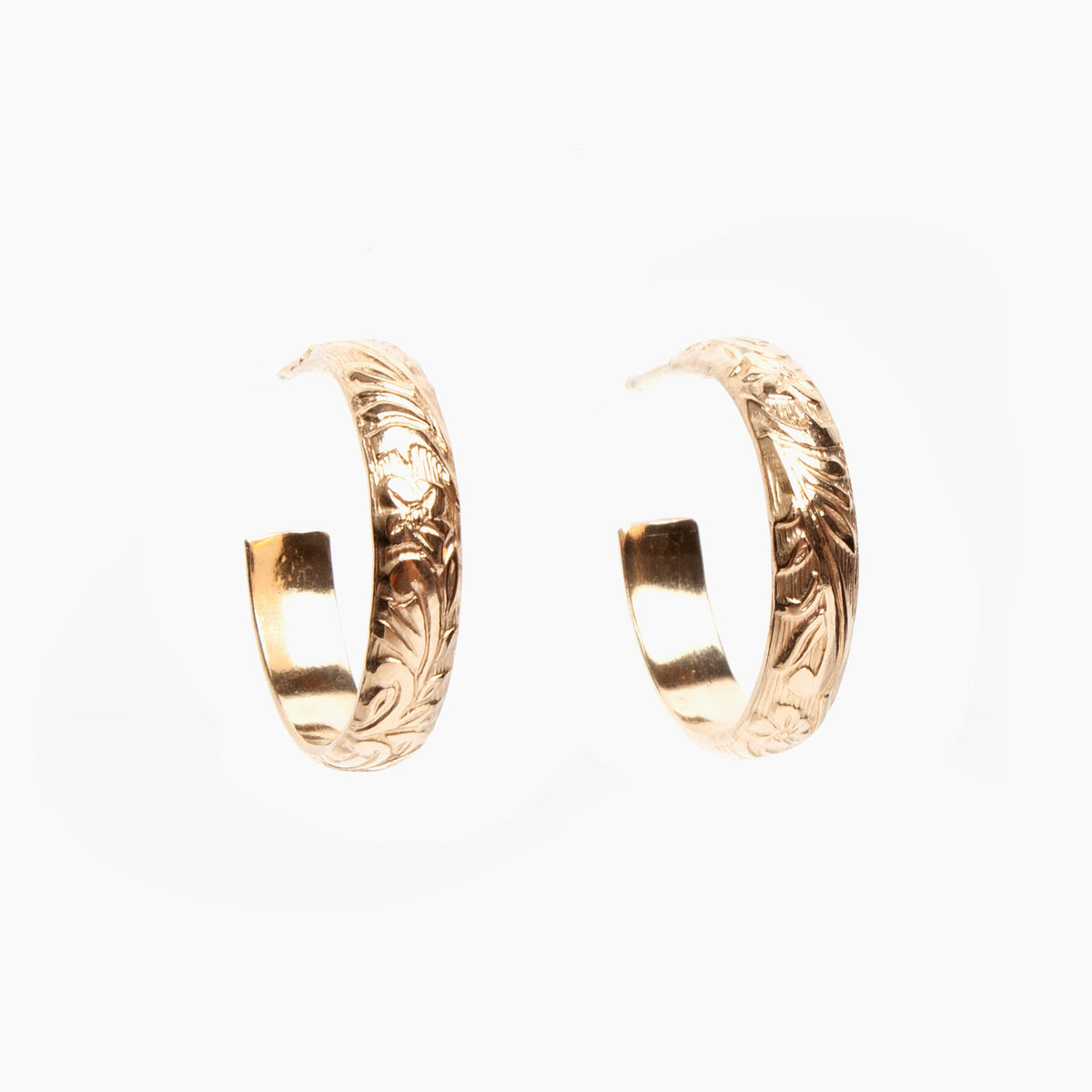 Flora Hoop Earrings