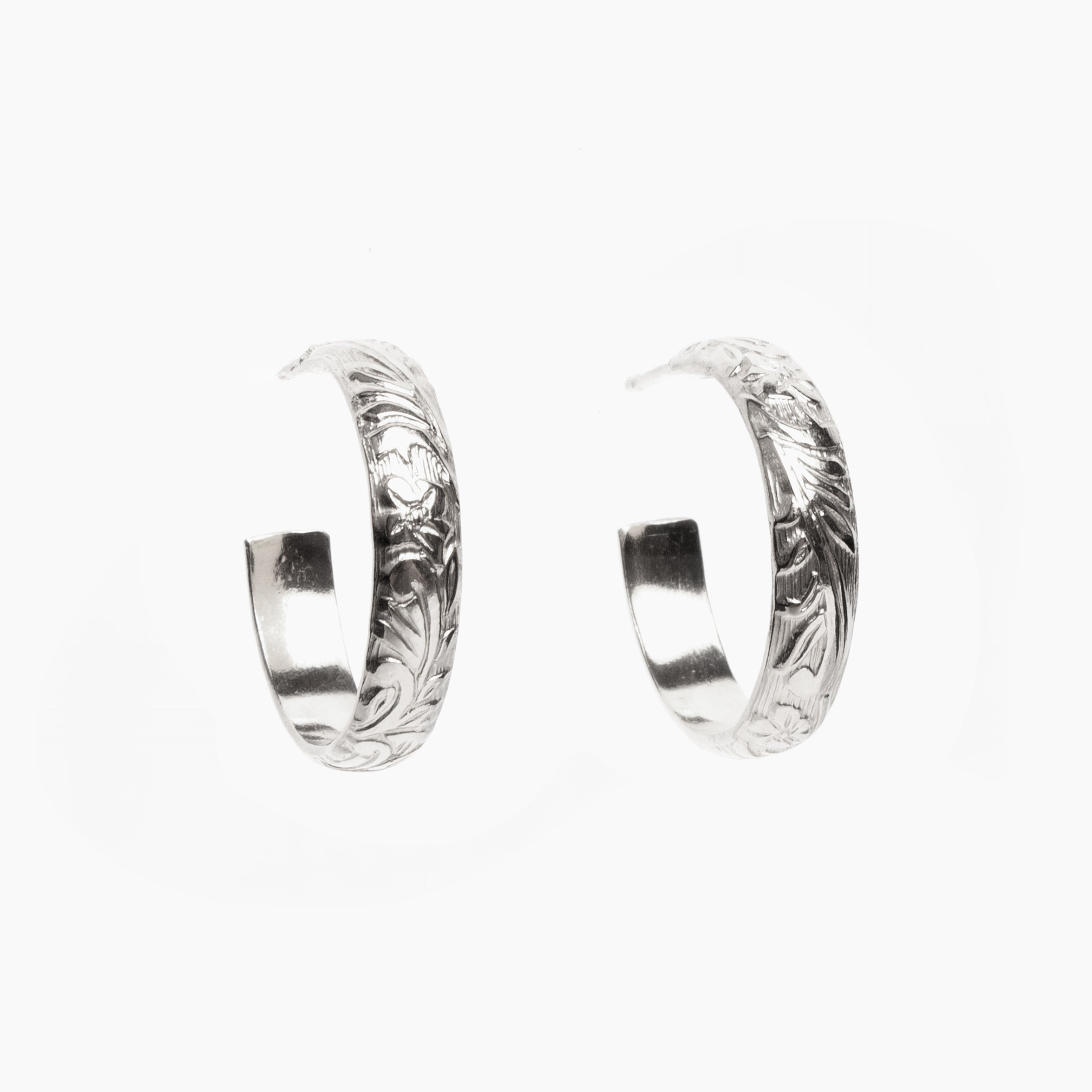 Flora Hoop Earrings