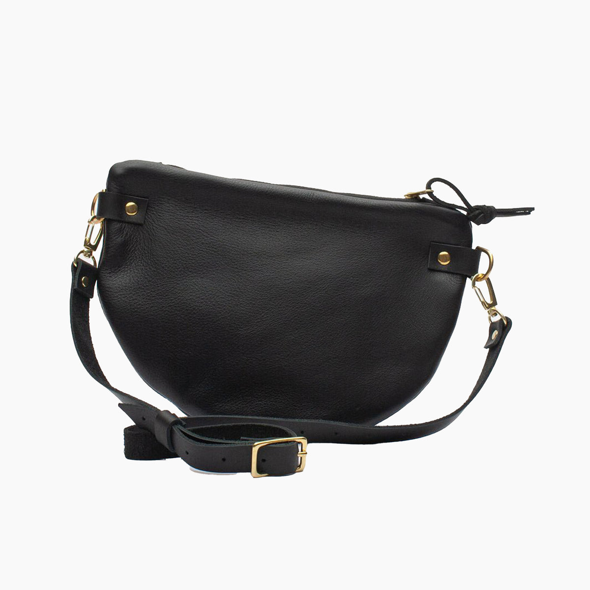 Frankie Pack in Black Leather