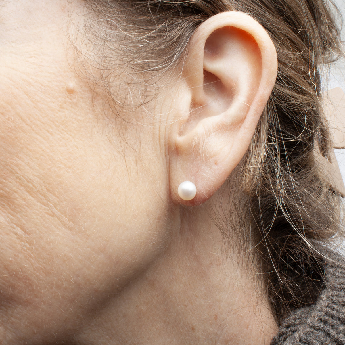 Freshwater Pearl Stud Earrings