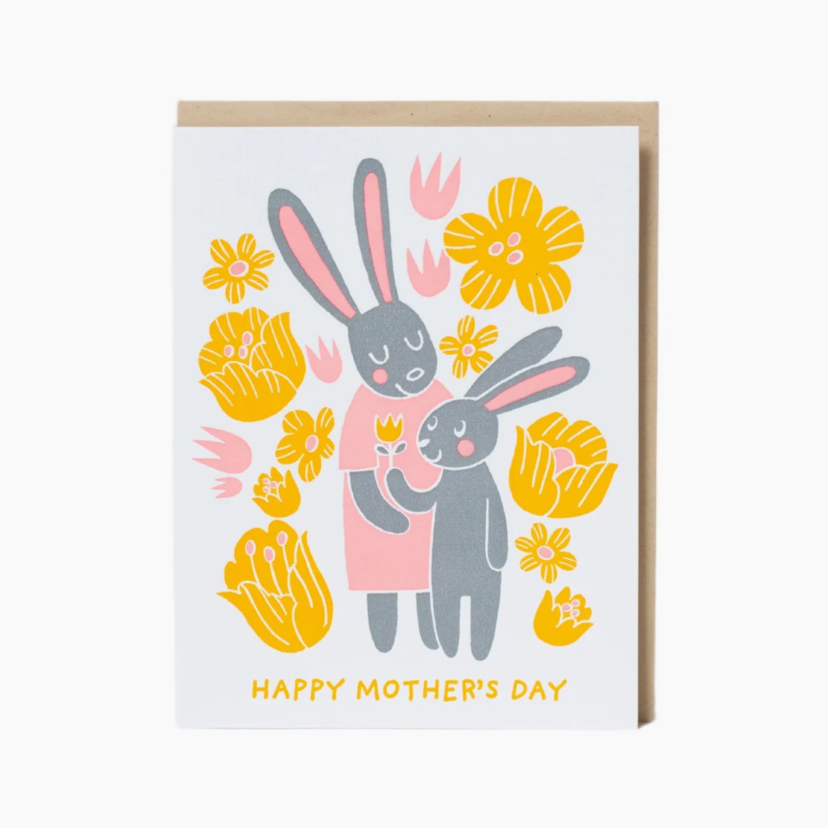 Mother's Day Bunnies Card By Fugu Fugu