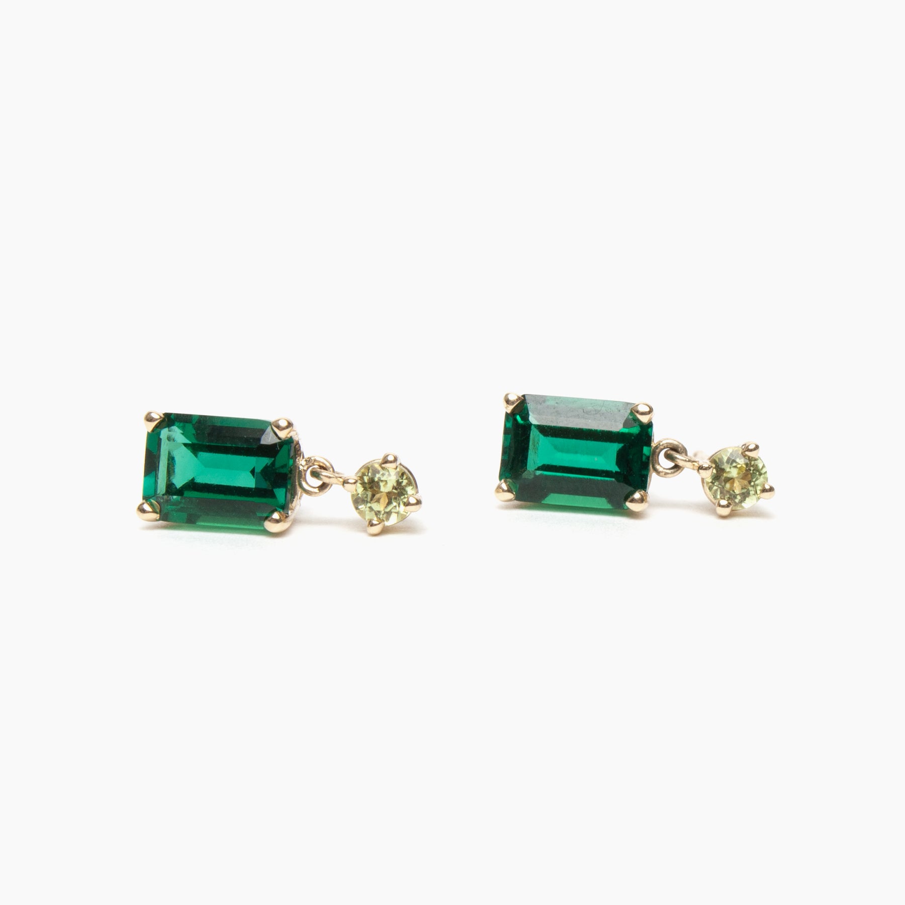 Gemstone Dangle Earrings