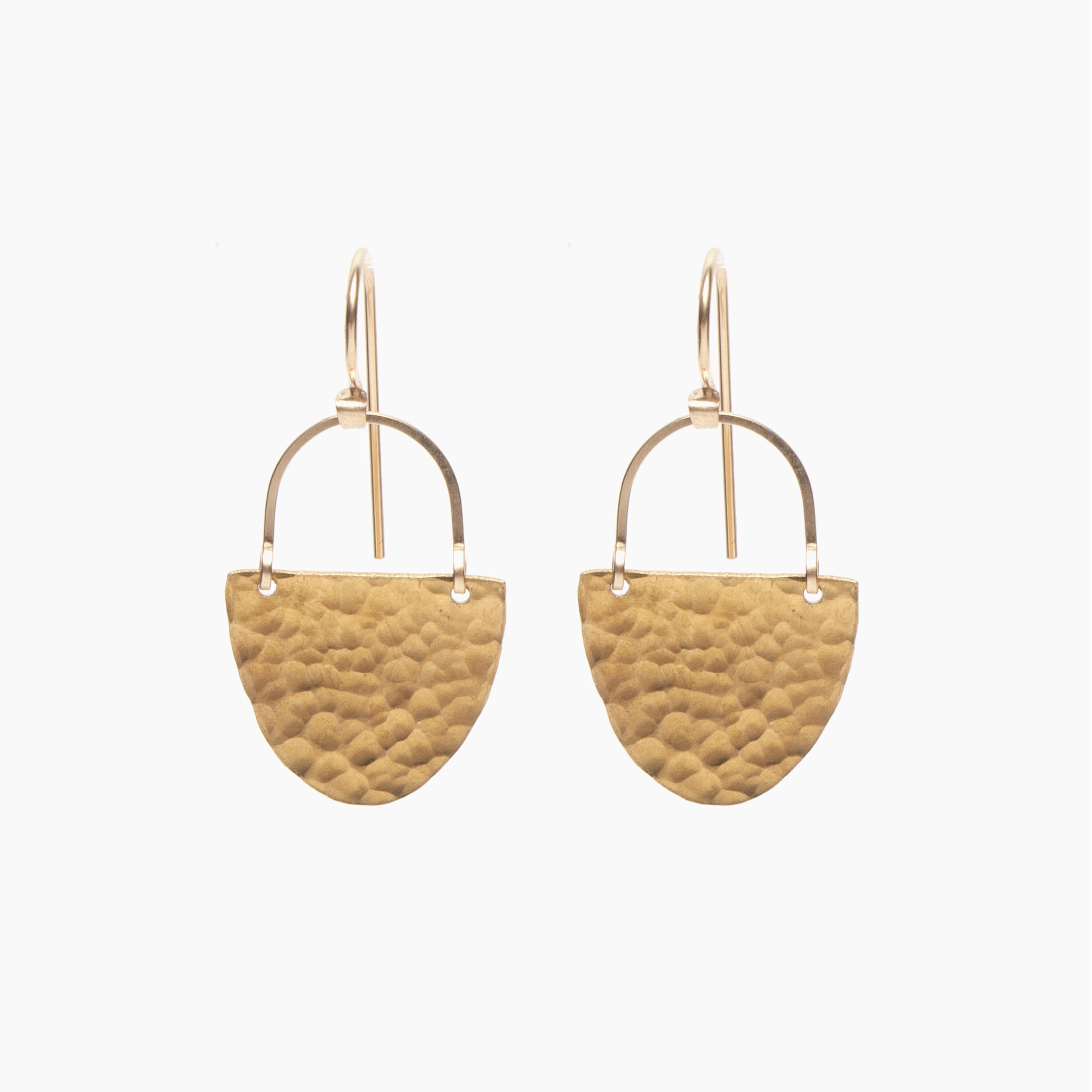 Half Disk Earrings