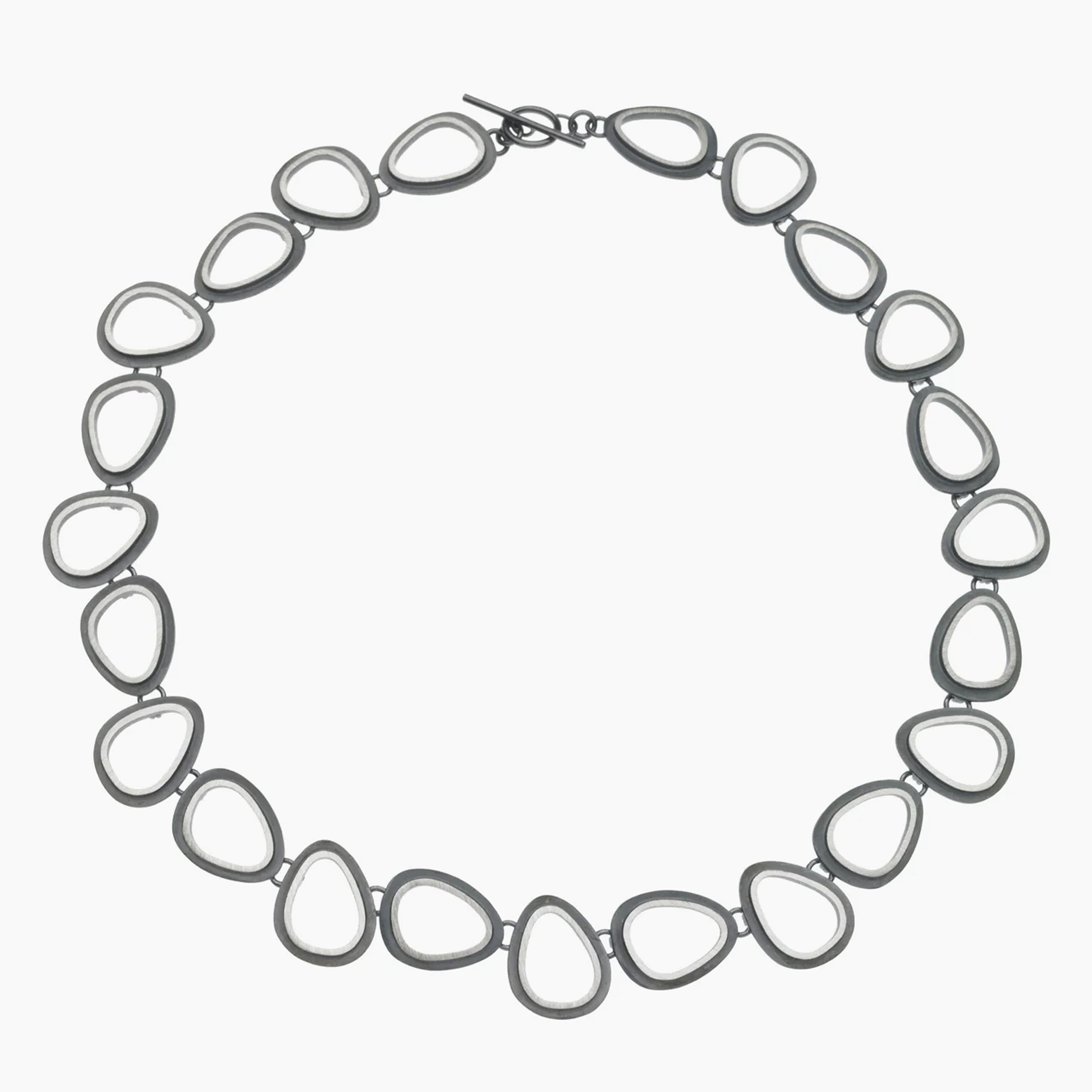 Eclipse Organic Ovals Link Necklace