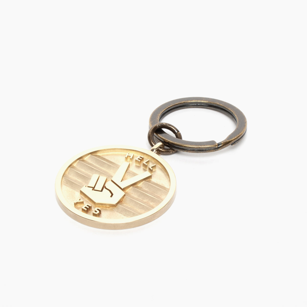 Peace + Hell Yes keychain - presale
