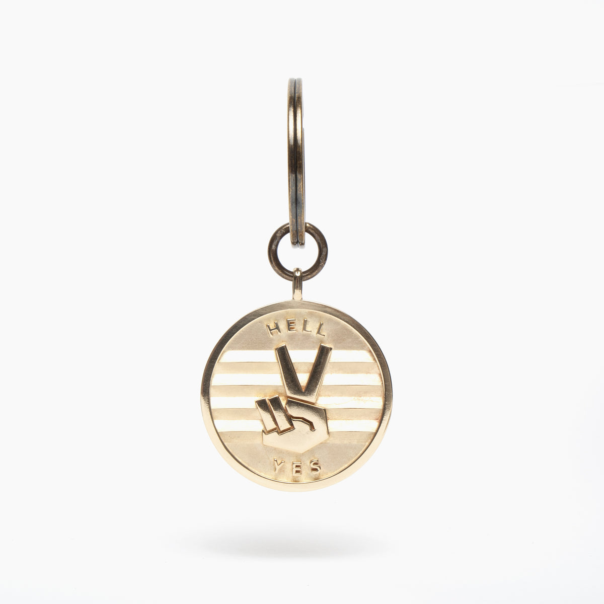 Peace + Hell Yes keychain - presale
