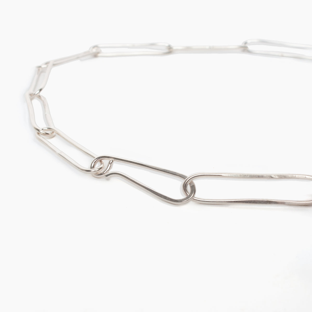 Long Link Collar Necklace