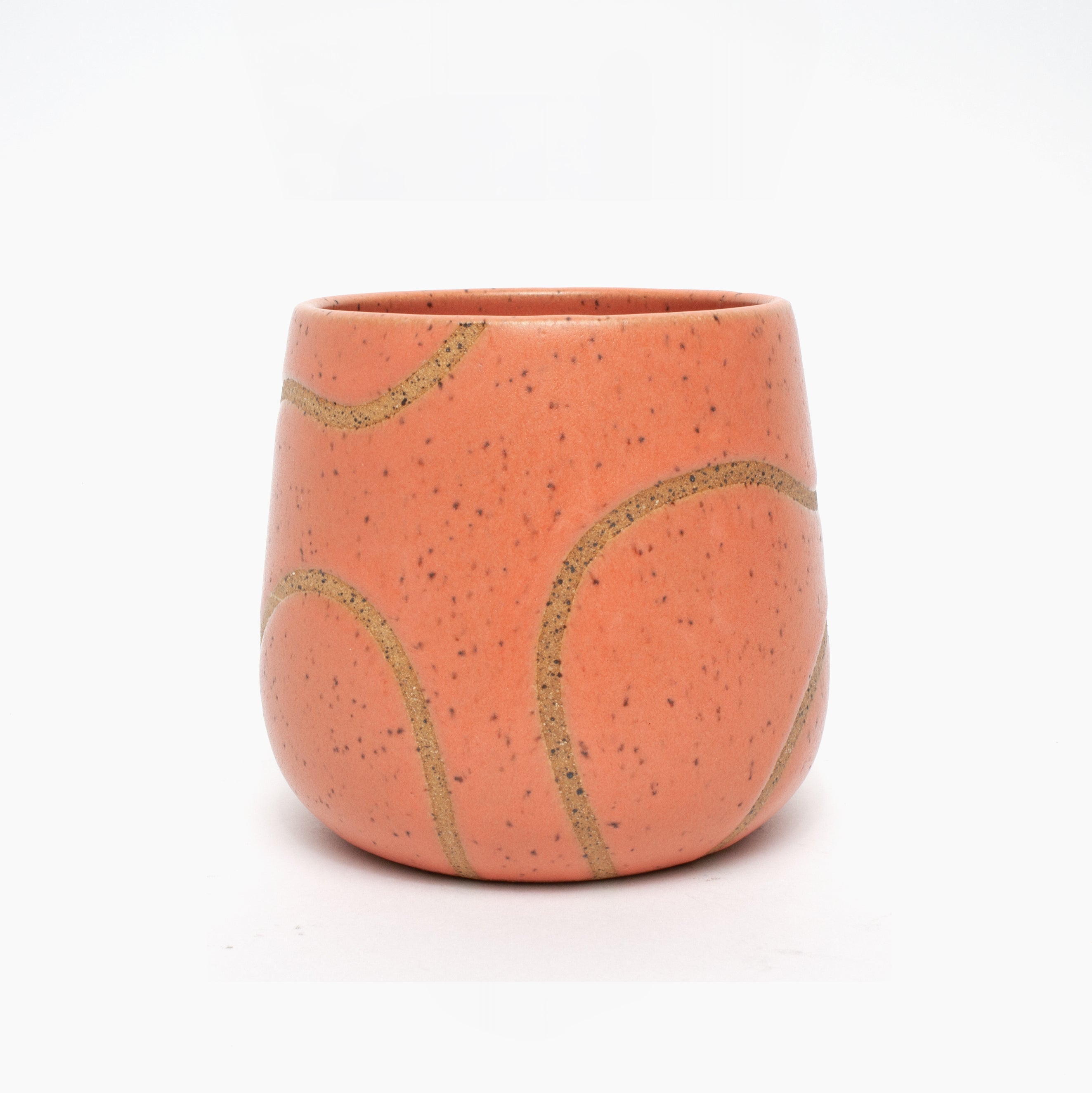 Tea Cup Tumbler with Squiggle