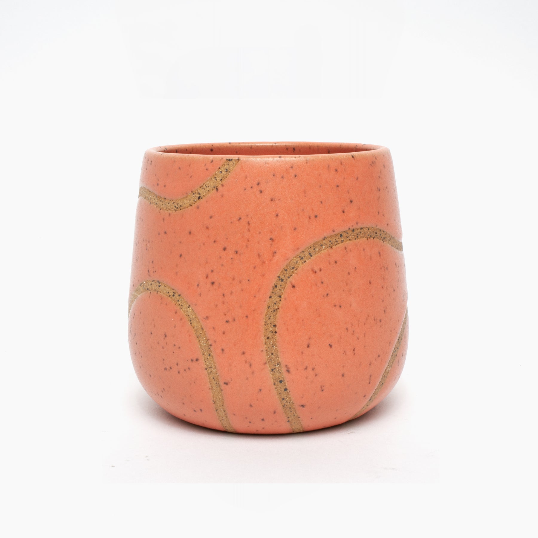Tea Cup Tumbler with Squiggle