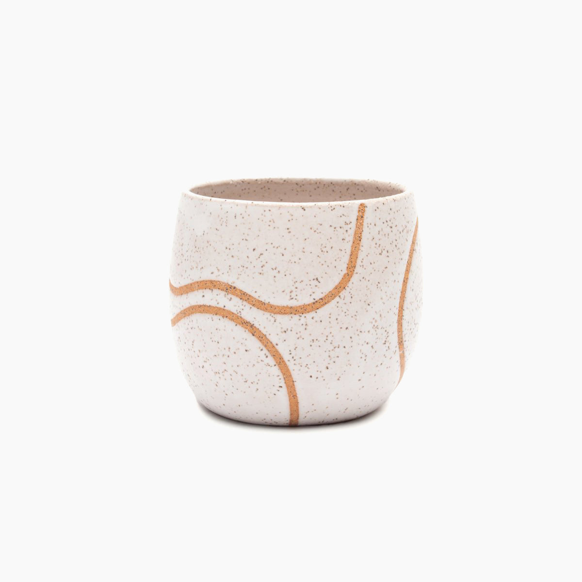 Tea Cup Tumbler with Squiggle