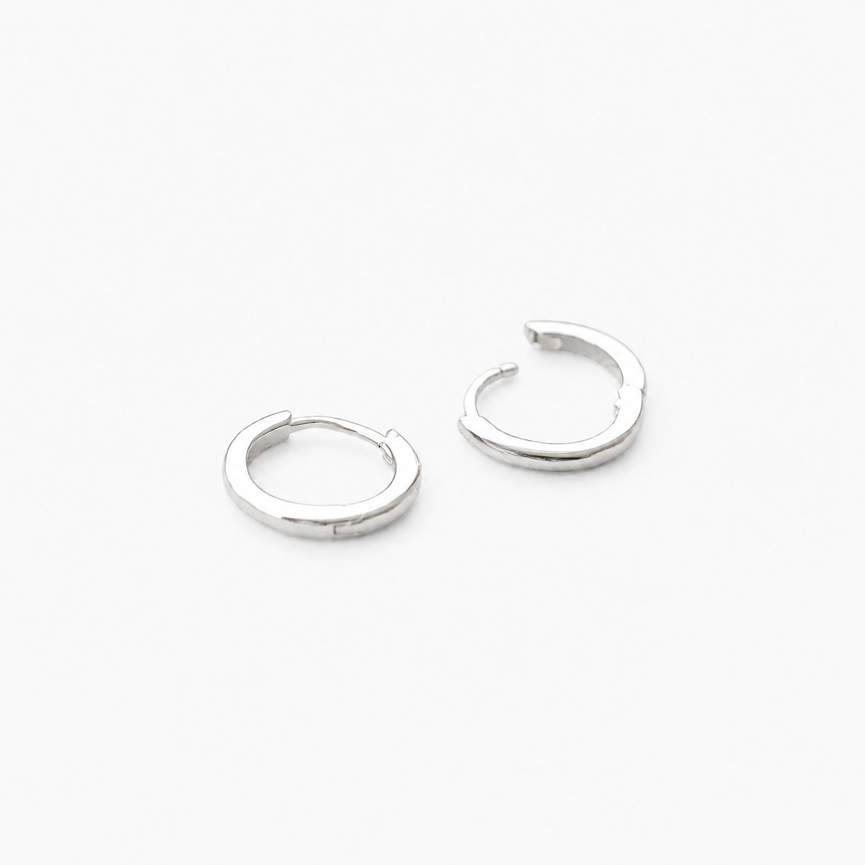 Classic Hinged Huggie Hoop Earrings