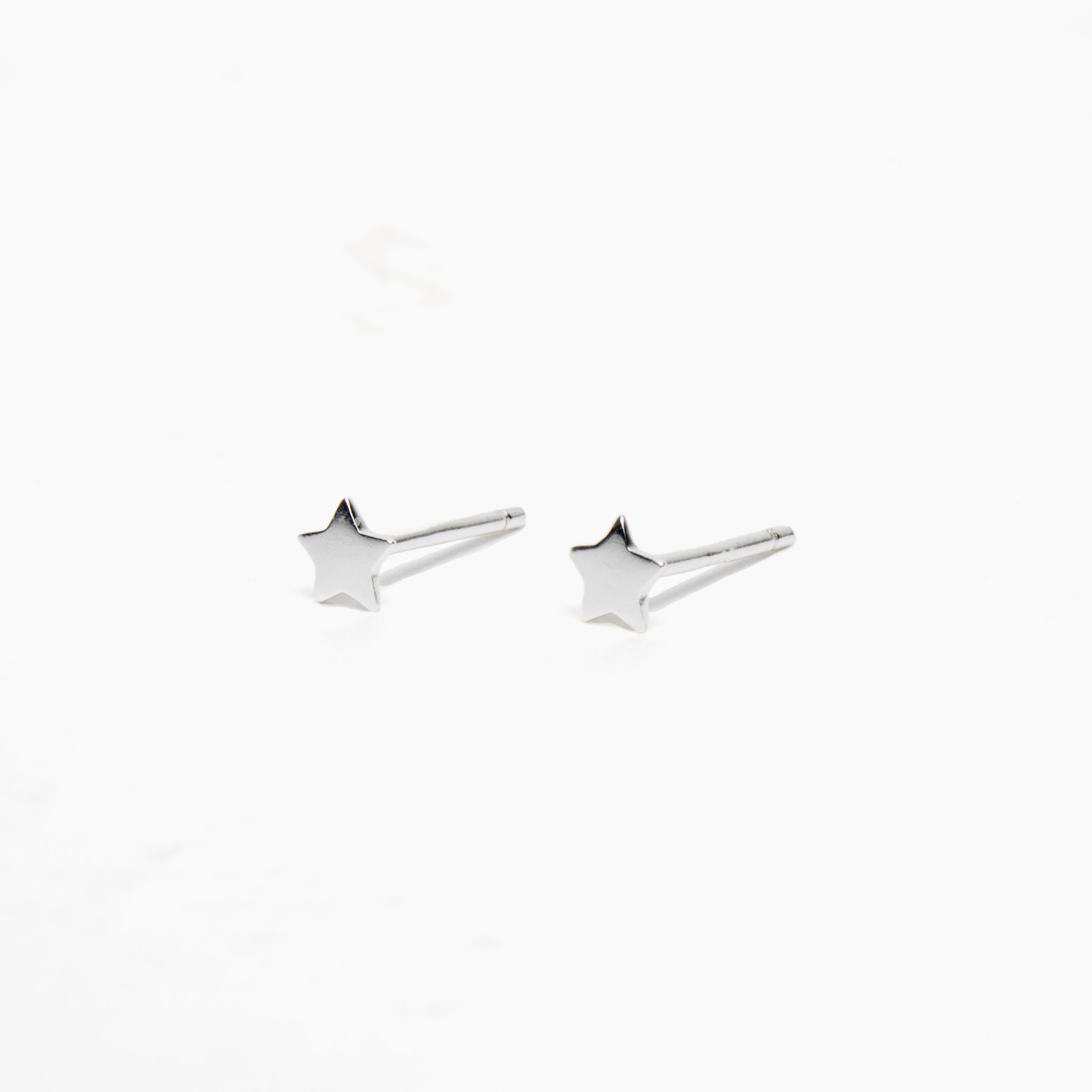 Tiny Star Stud Earrings