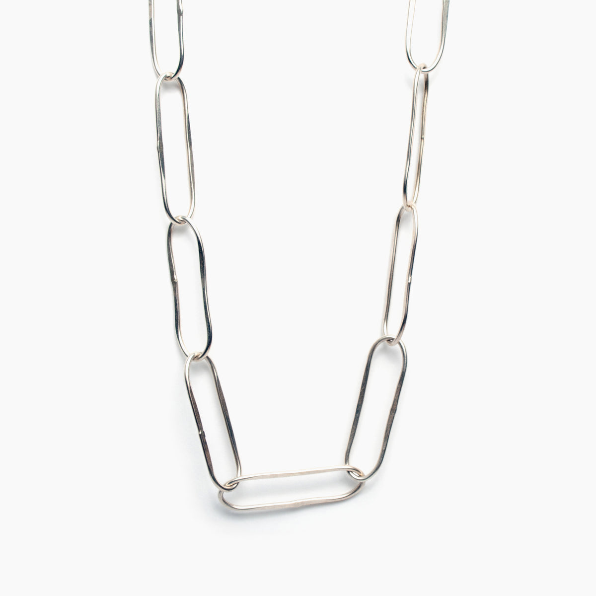 Long Link Collar Necklace