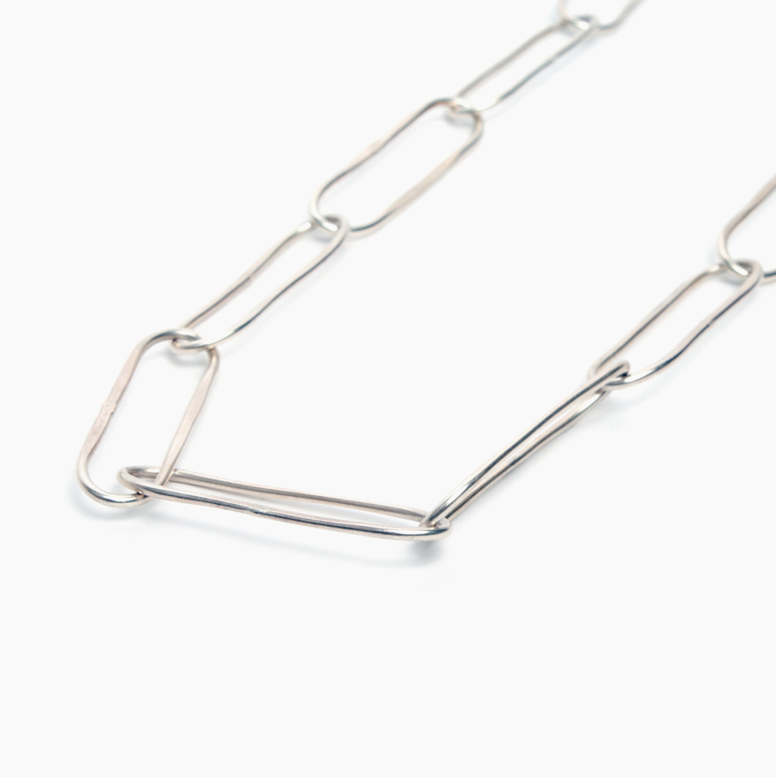 Long Link Collar Necklace