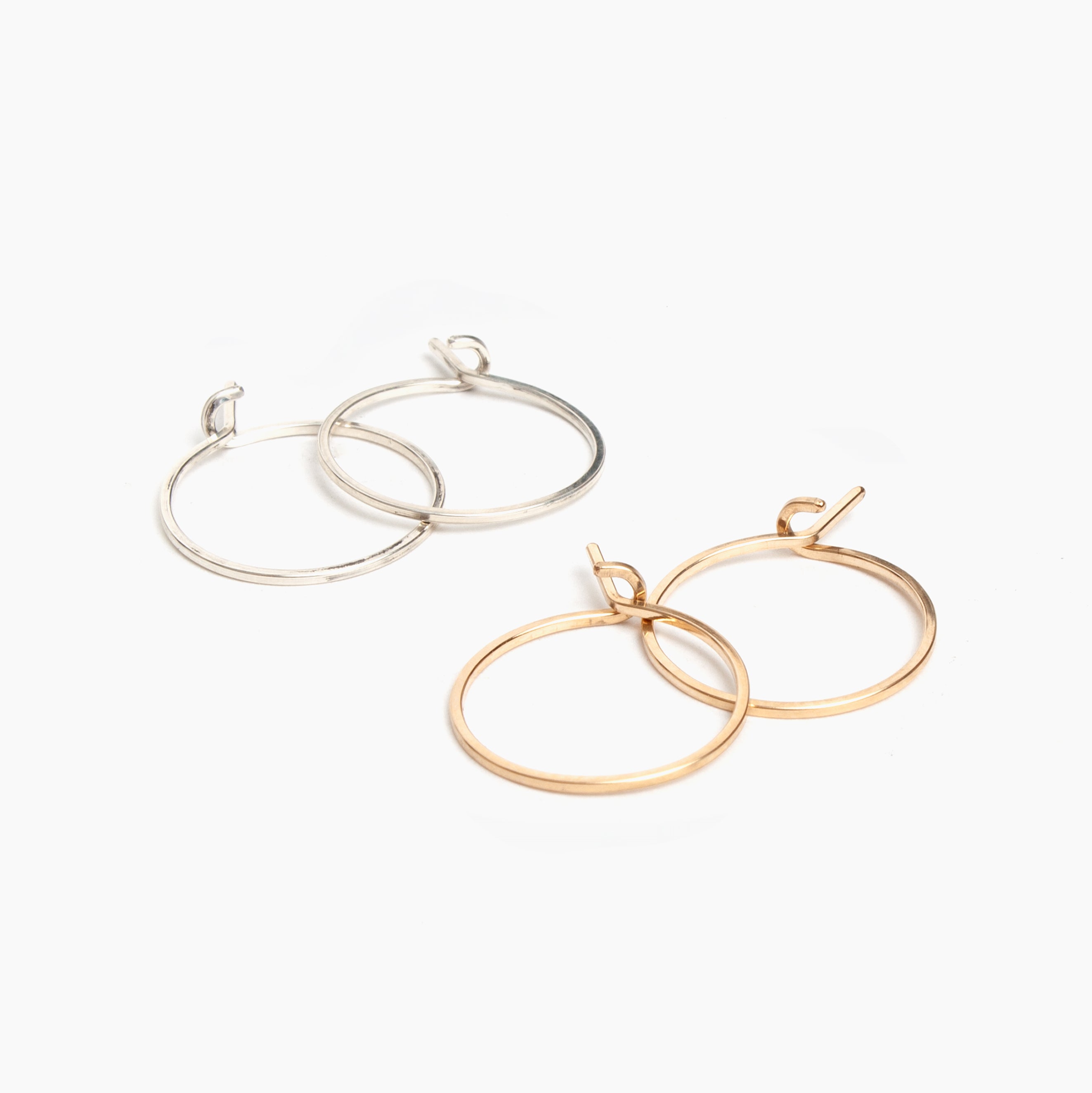 Mini Circle Hoop Earrings