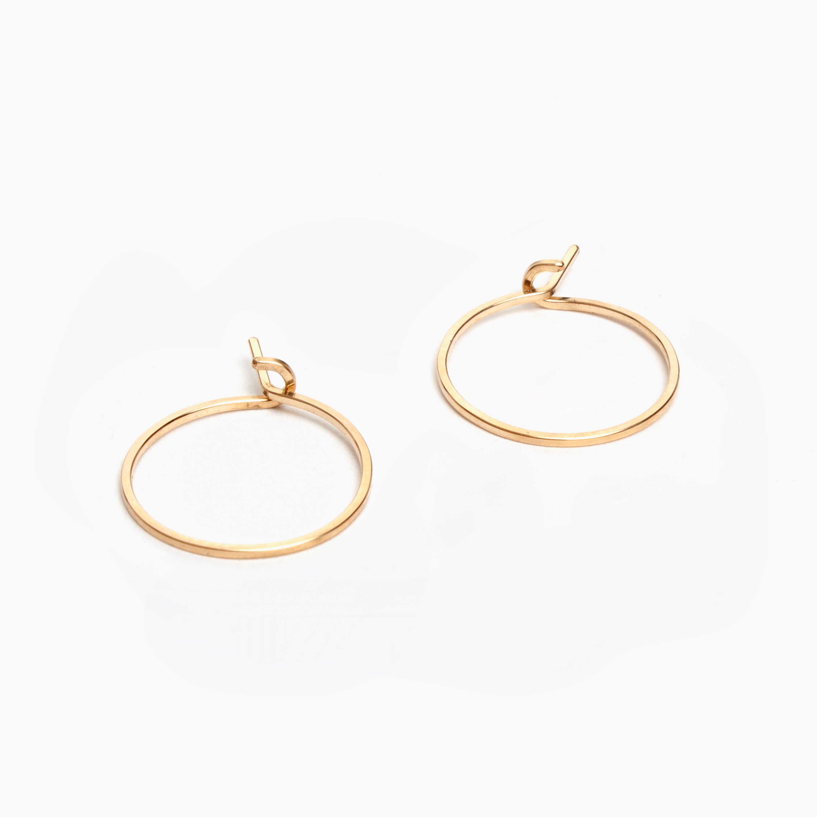 Mini Circle Hoop Earrings