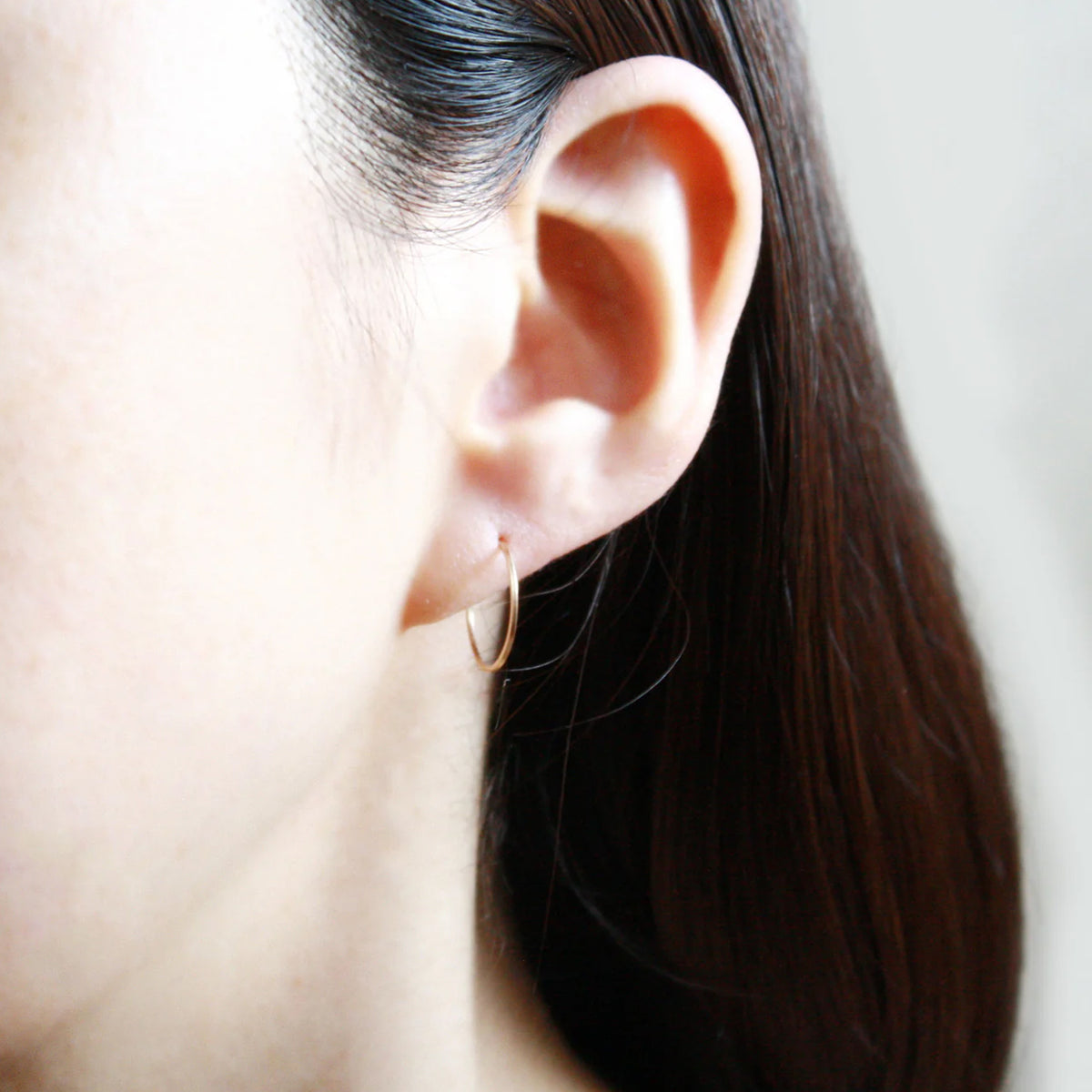 Mini Circle Hoop Earrings