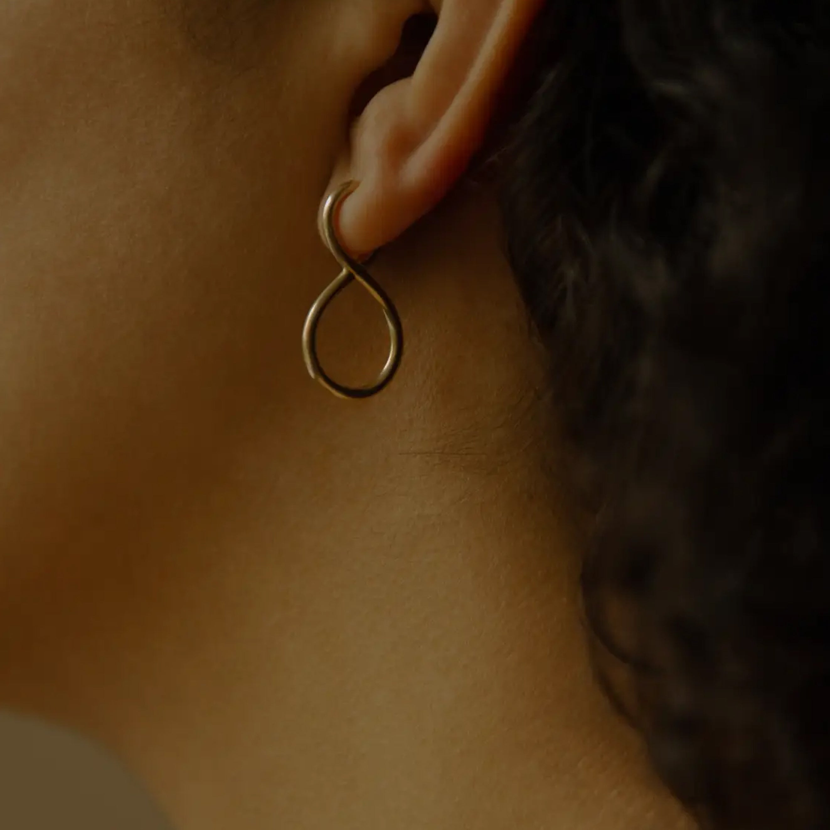 Infinite Hoop Earrings