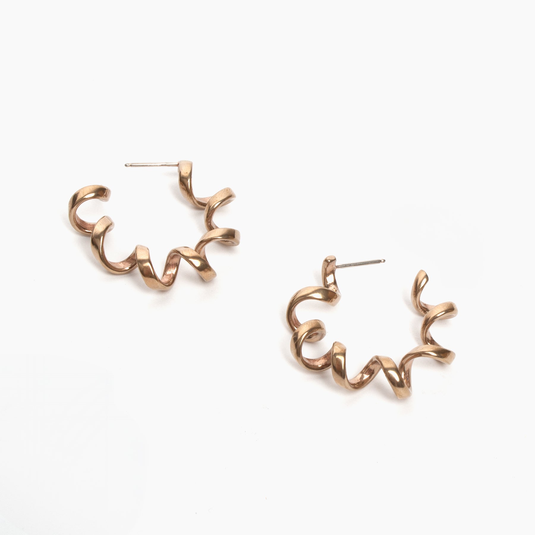Landline Hoop Earrings
