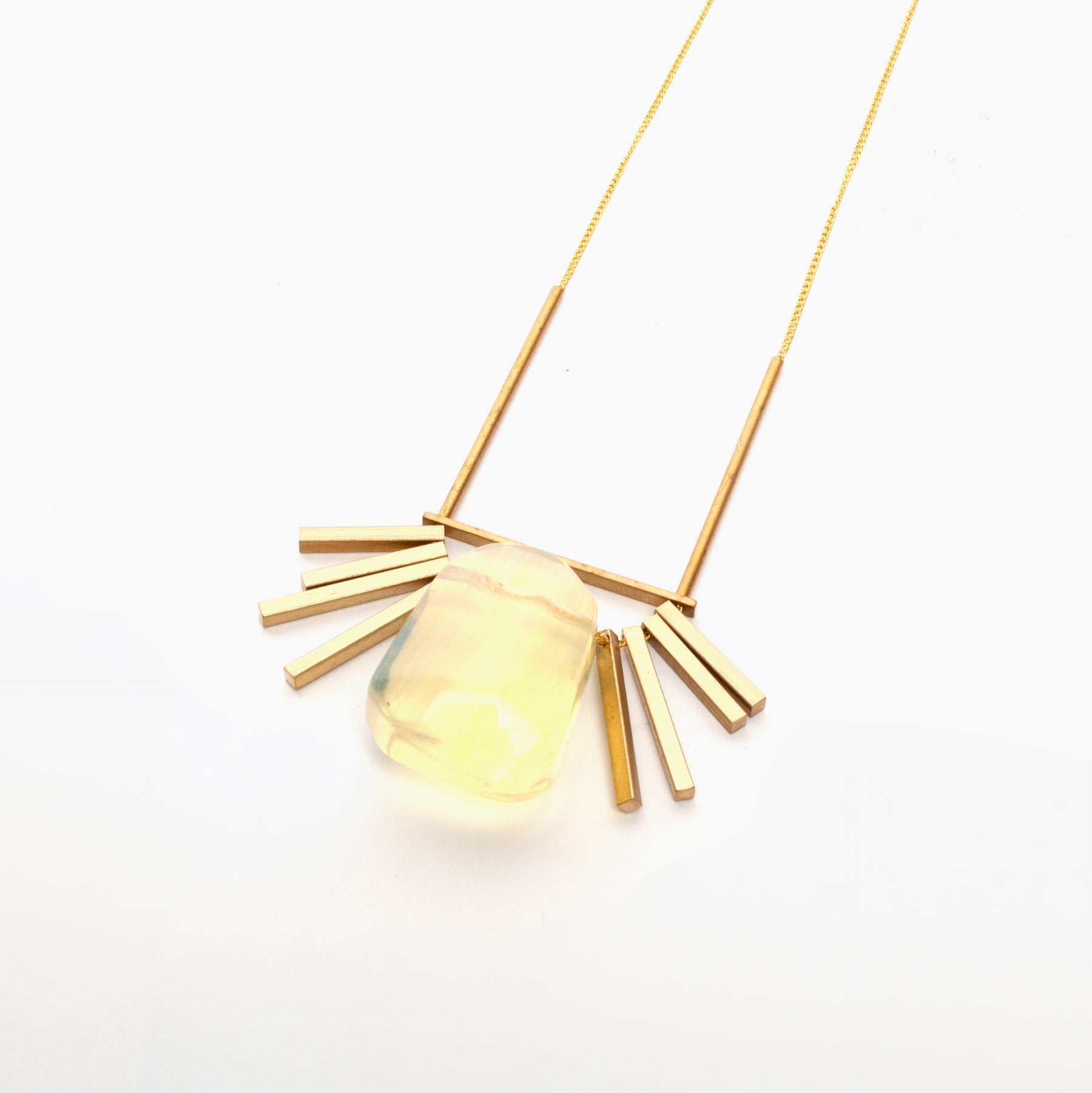 Quartz Geometric Necklace