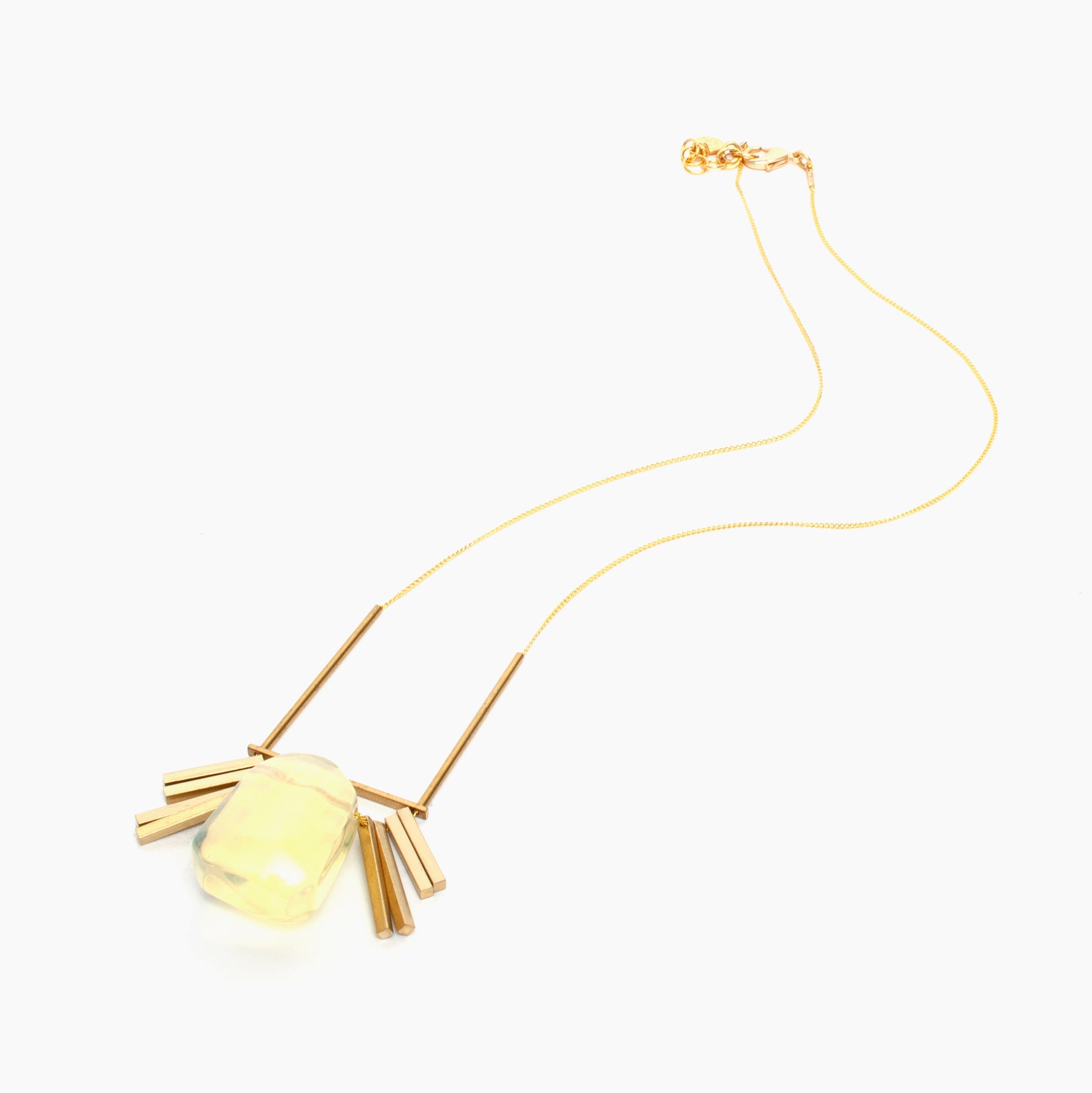 Quartz Geometric Necklace