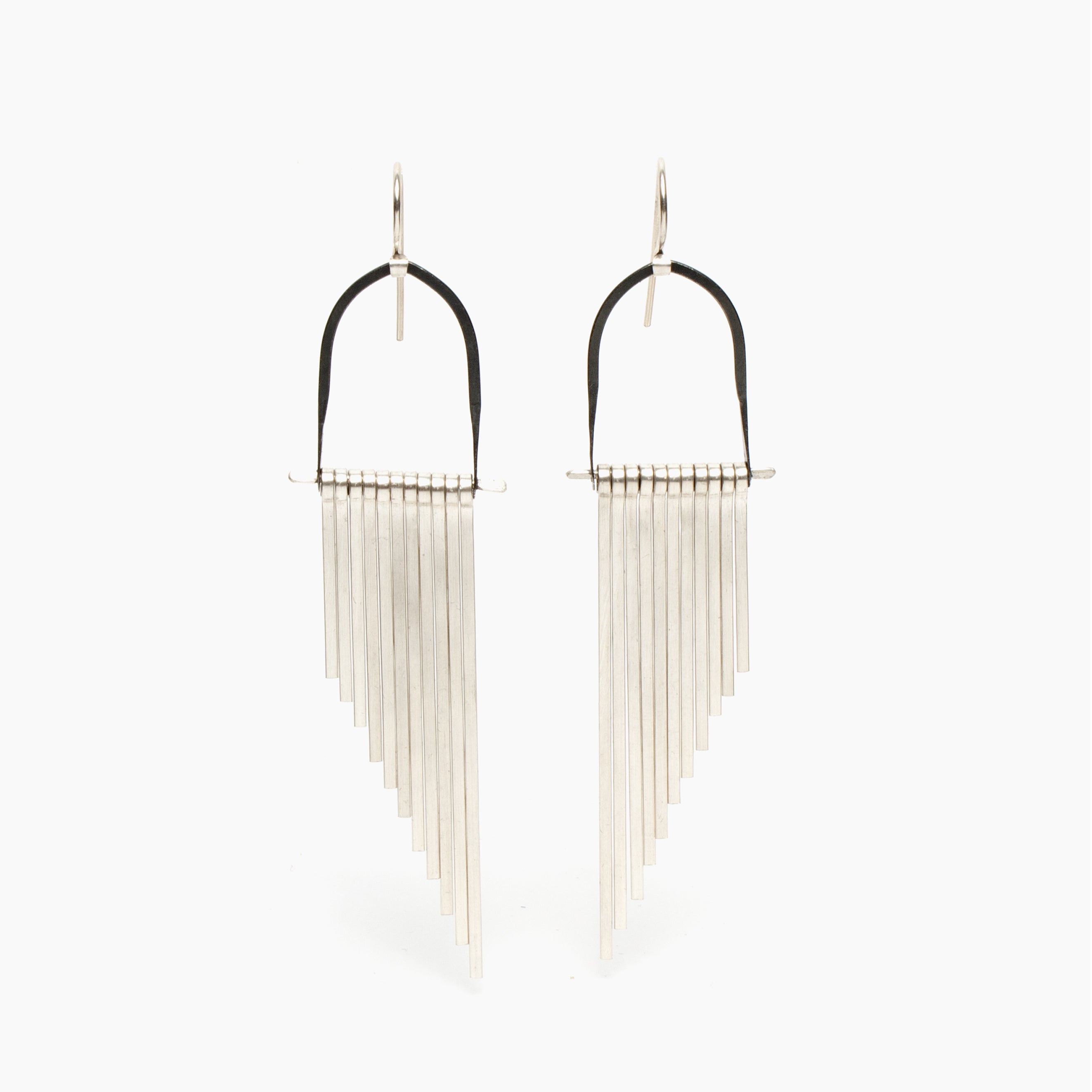 Silver Celestial Earrings