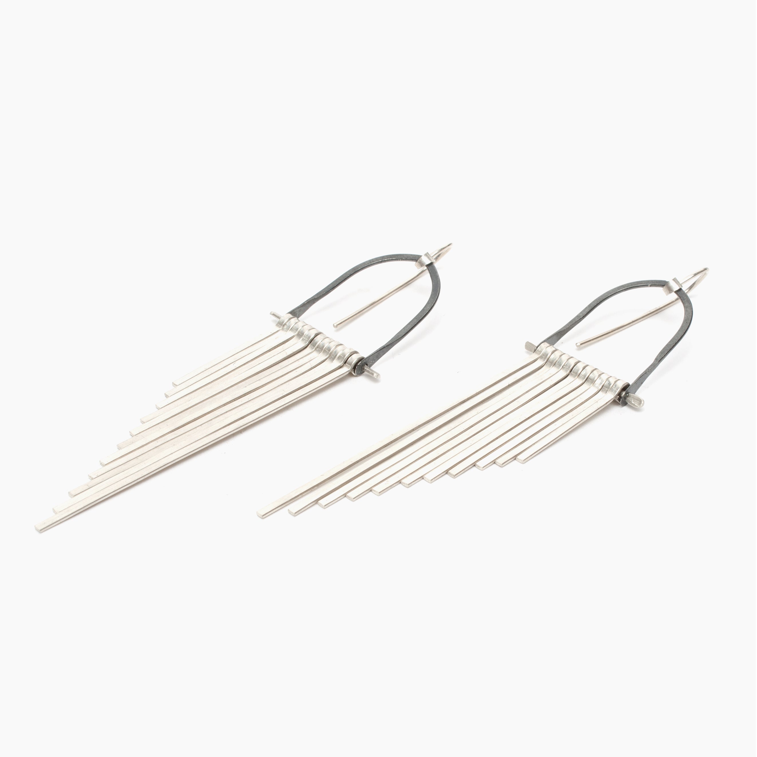 Silver Celestial Earrings