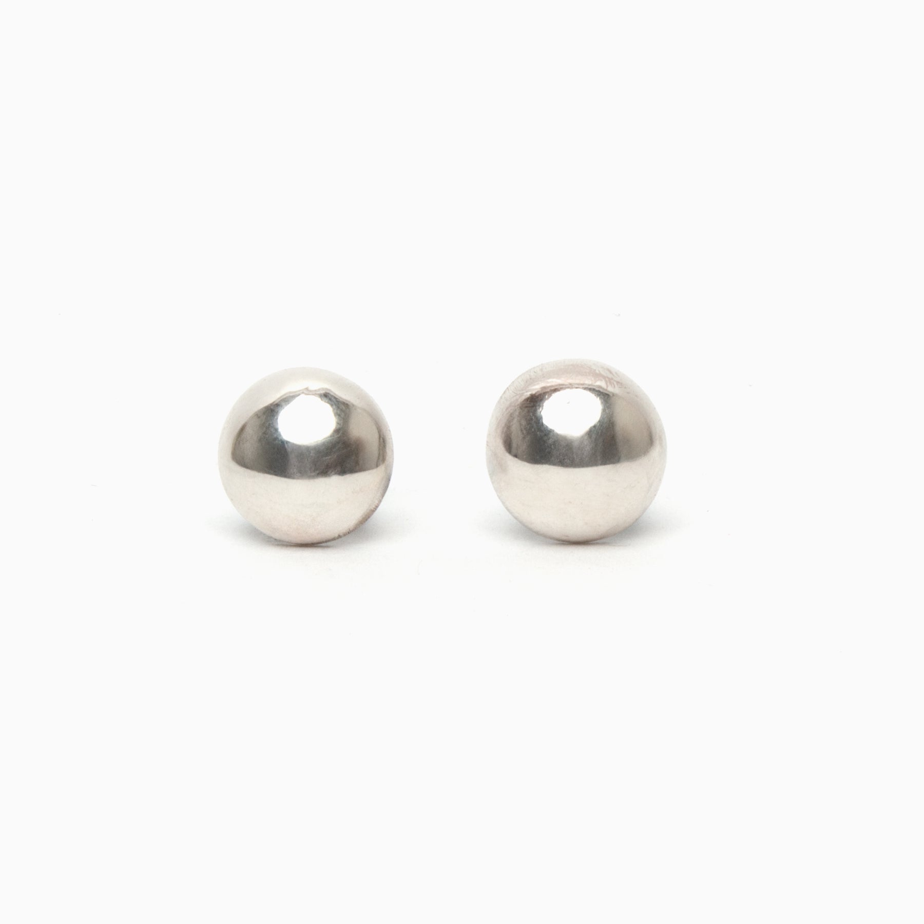 Sterling Silver Medium Stud Earrings