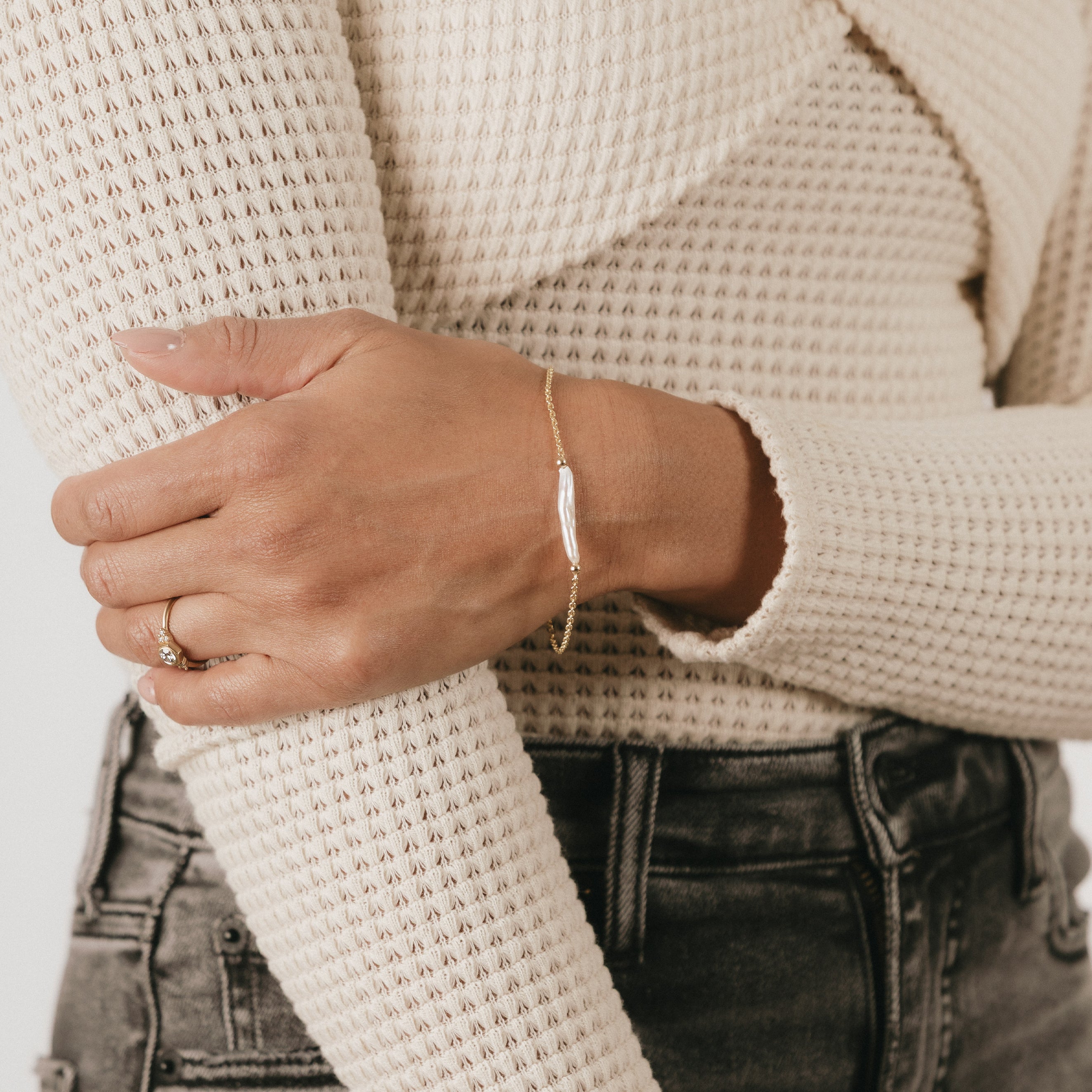 Somni Single Pearl Bracelet