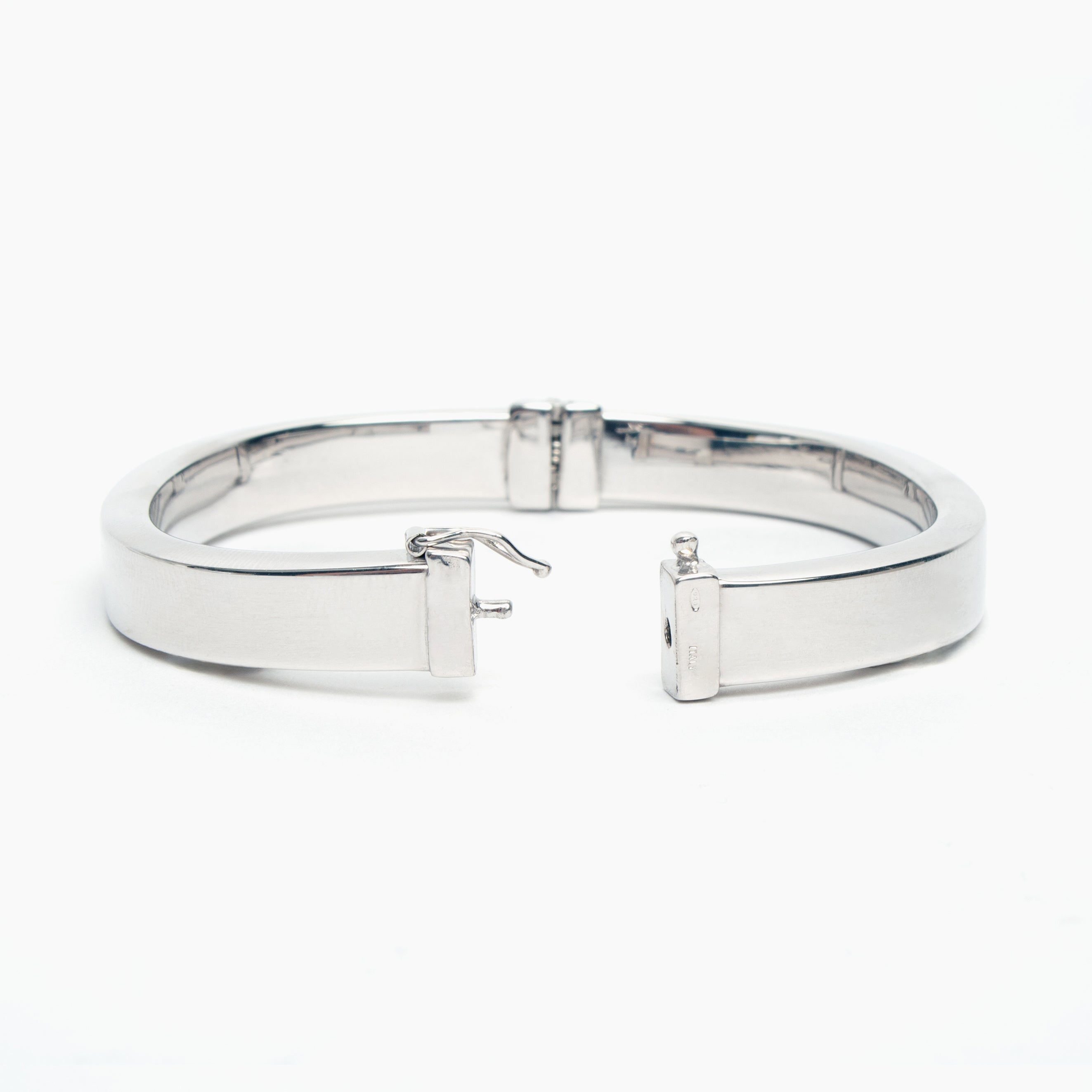 Sterling Silver Hinged Bangle Bracelet