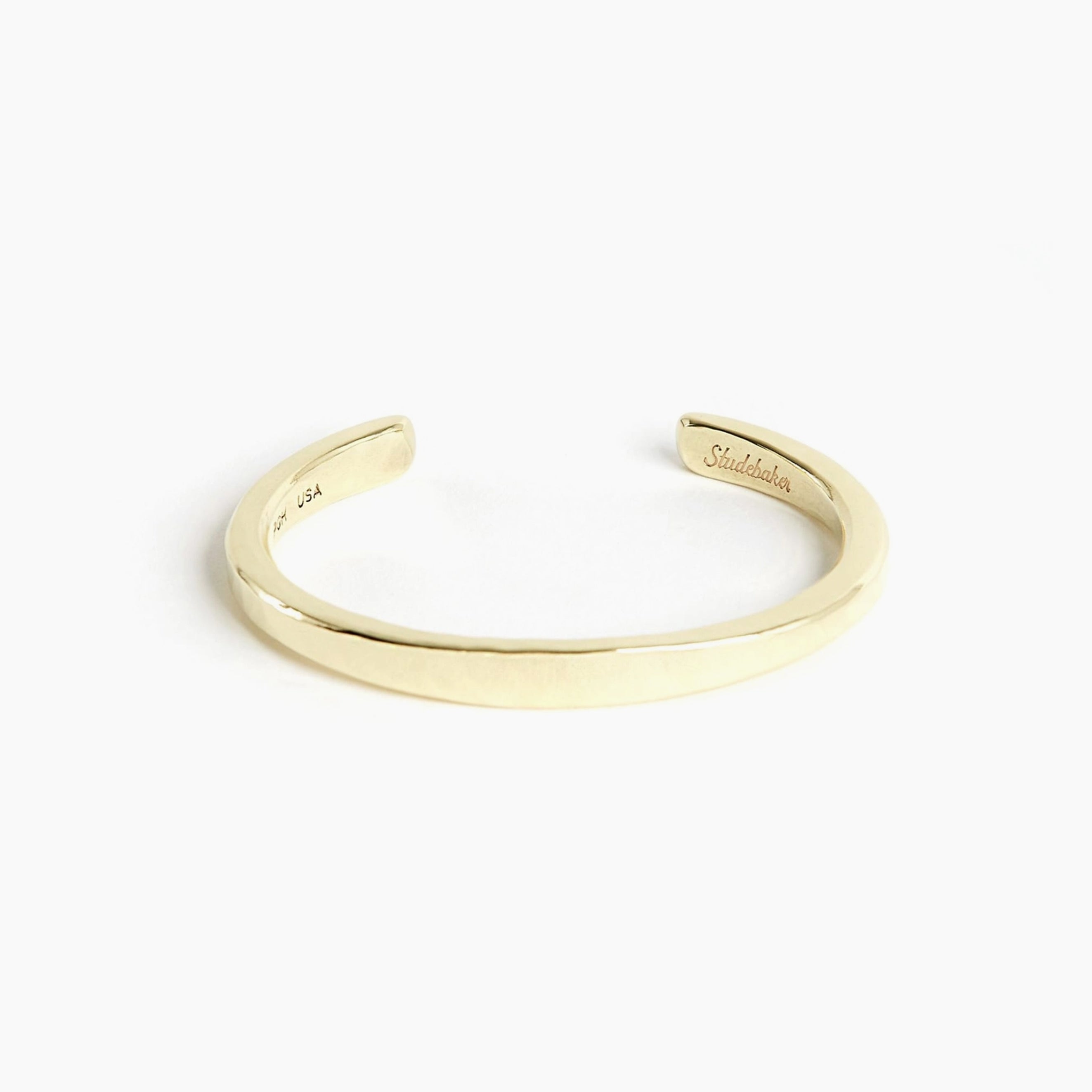 Heavyweight Workshop Cuff in Polished Brass